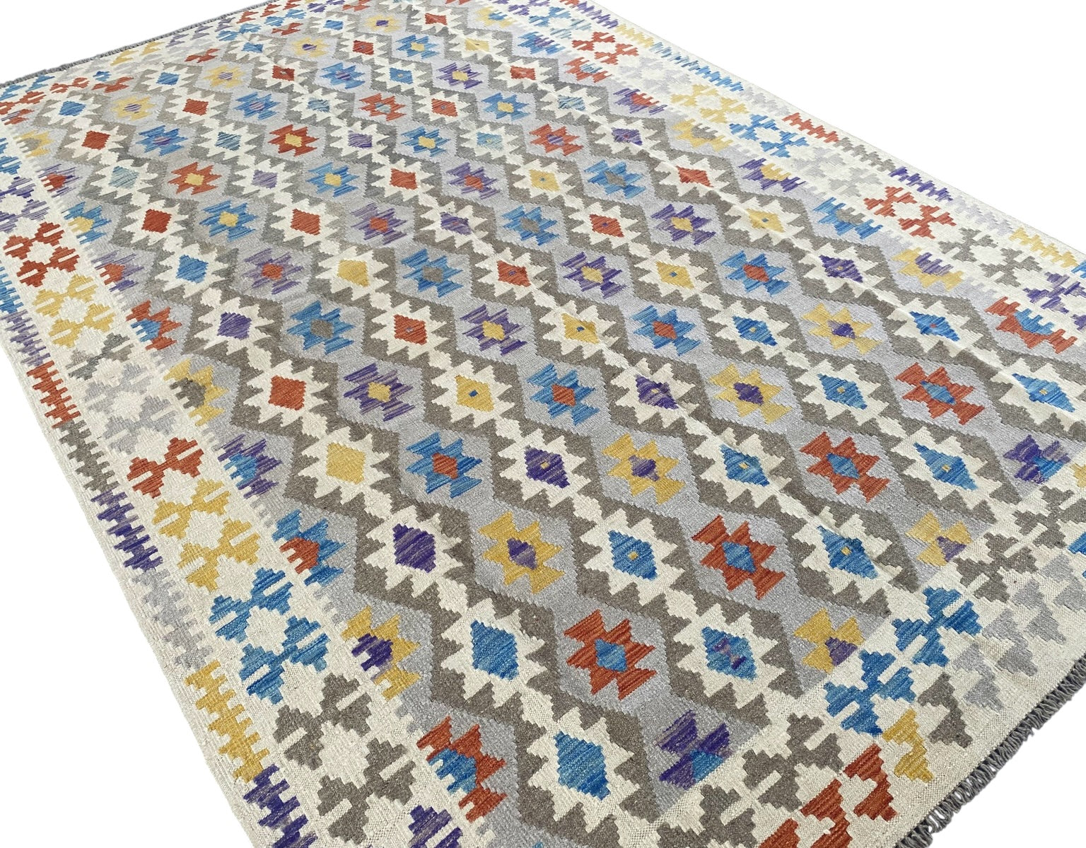 Handmade Afghan  Kilim Rug  295 CM x 200 CM  SK #1281