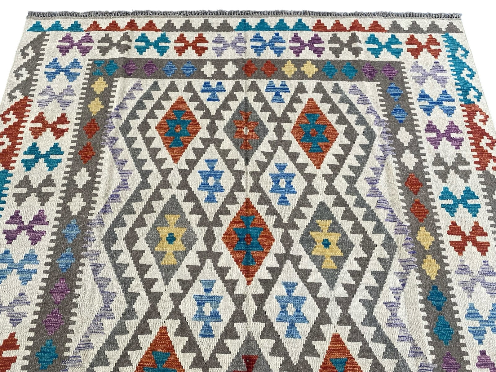Handmade Afghan  Kilim Rug  293 CM x 197 CM  SK #1282