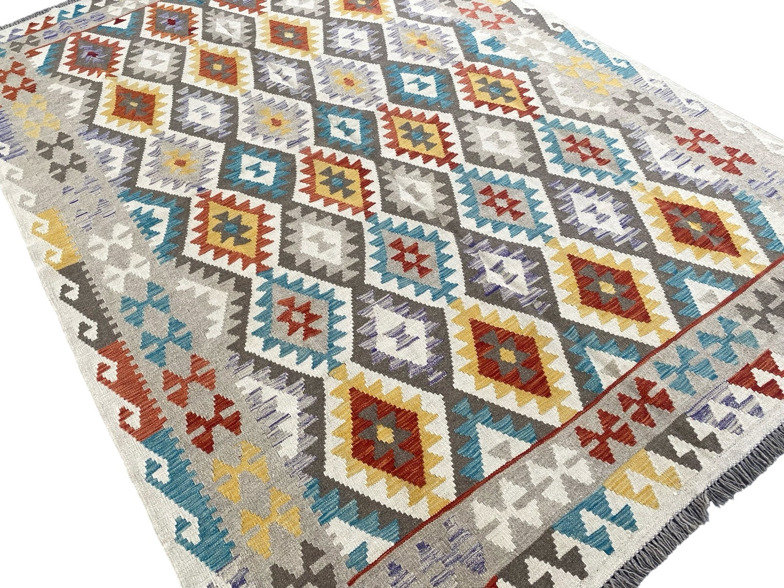 Handmade Afghan  Kilim Rug  288 CM x 196 CM  SK #1285