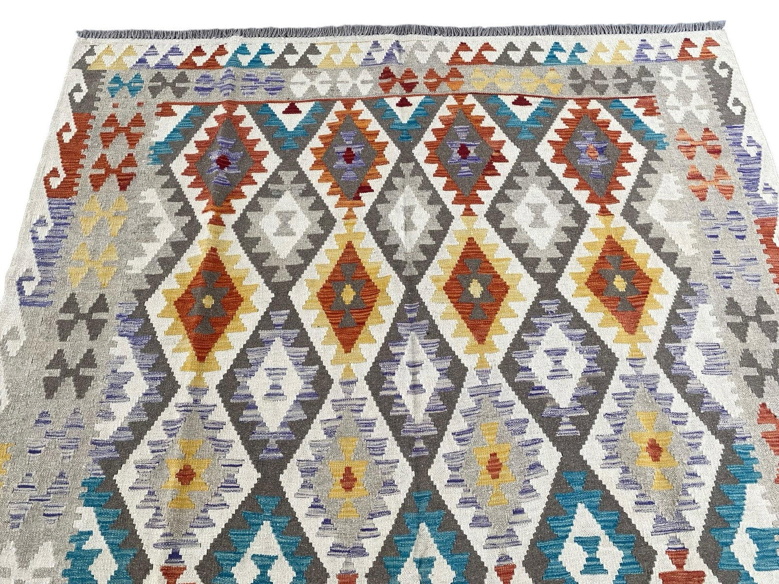 Handmade Afghan  Kilim Rug  288 CM x 196 CM  SK #1285
