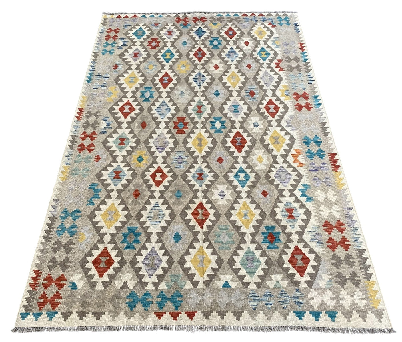 Handmade Afghan  Kilim Rug  296 CM x 200 CM  SK #1279