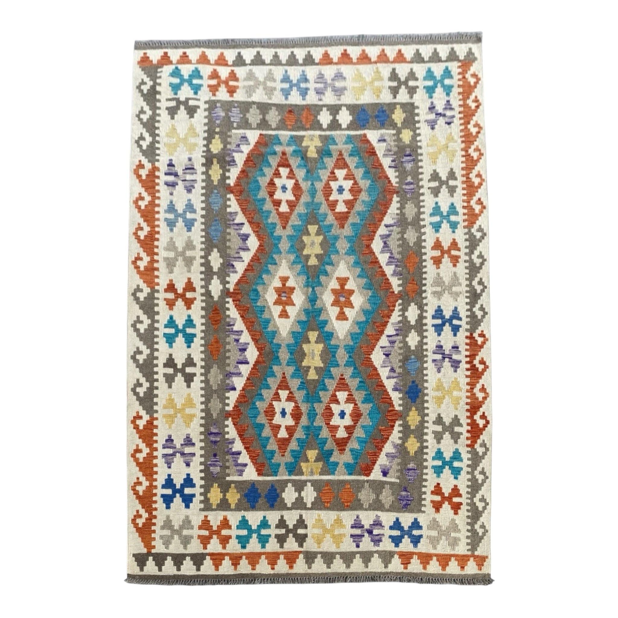 Handmade Afghan  Kilim Rug  210 CM x 152 CM  SK #1233