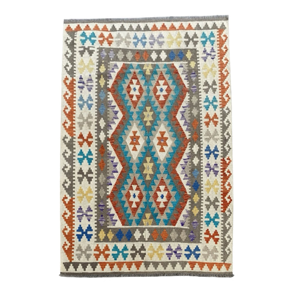 Handmade Afghan  Kilim Rug  210 CM x 152 CM  SK #1233