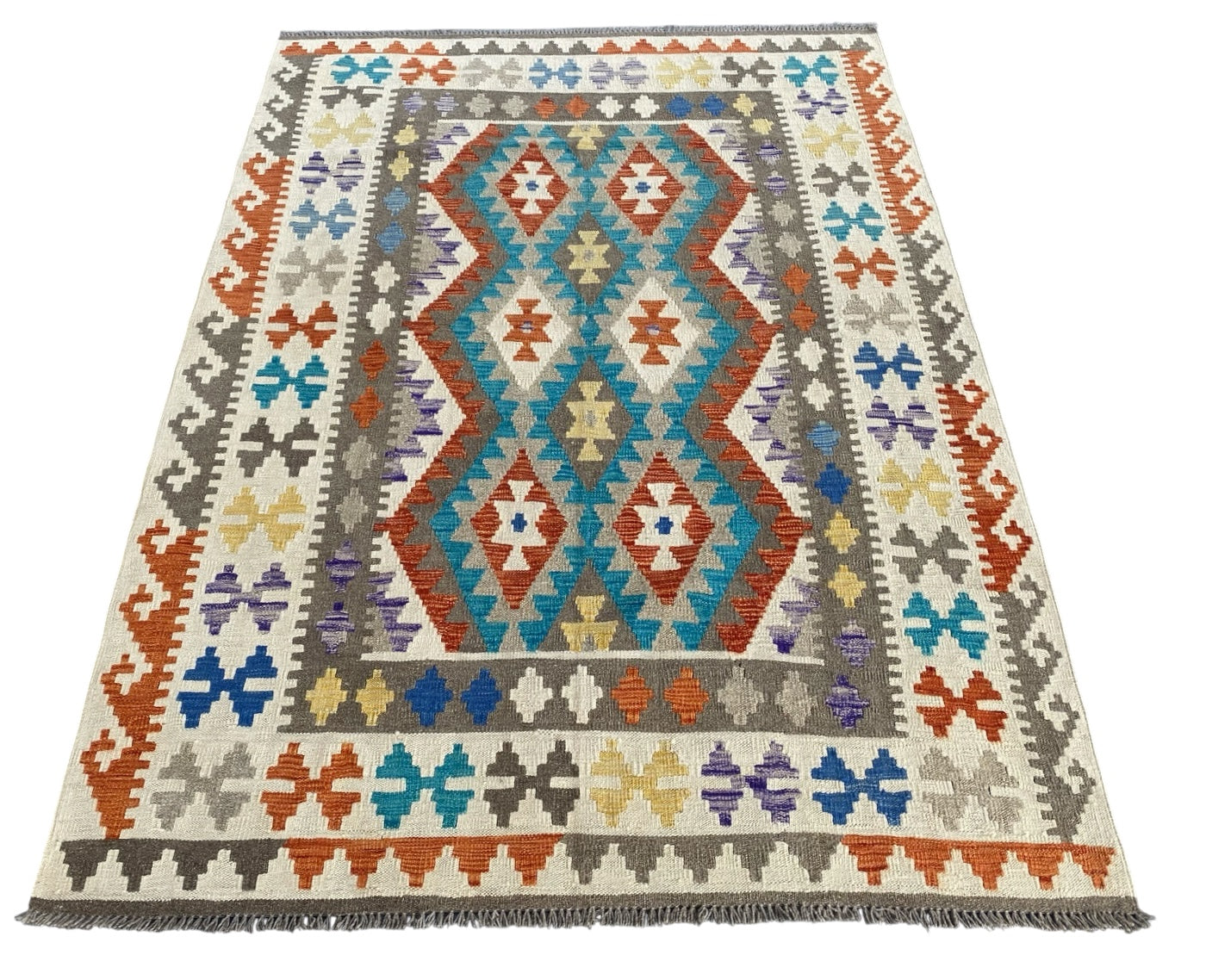 Handmade Afghan  Kilim Rug  210 CM x 152 CM  SK #1233