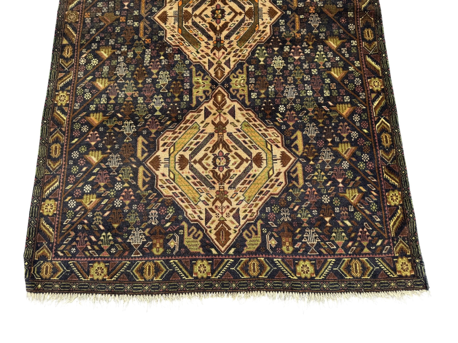 Handmade Traditional Afghan Balochi Rug 192 CM x 117 CM SK#1476