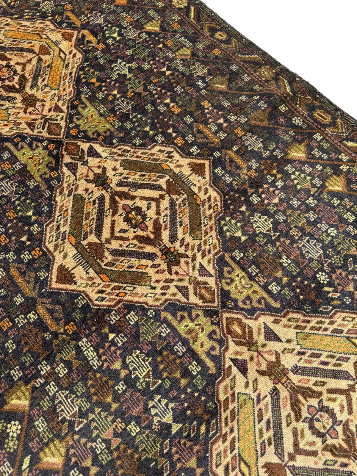 Handmade Traditional Afghan Balochi Rug 192 CM x 117 CM SK#1476