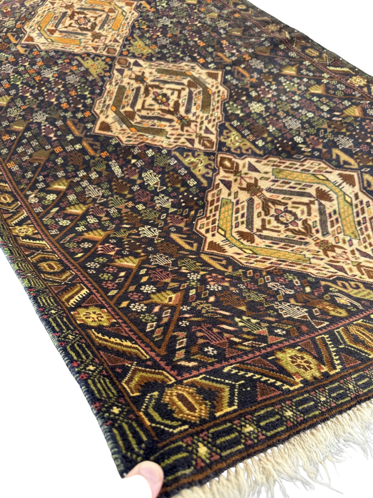 Handmade Traditional Afghan Balochi Rug 192 CM x 117 CM SK#1476