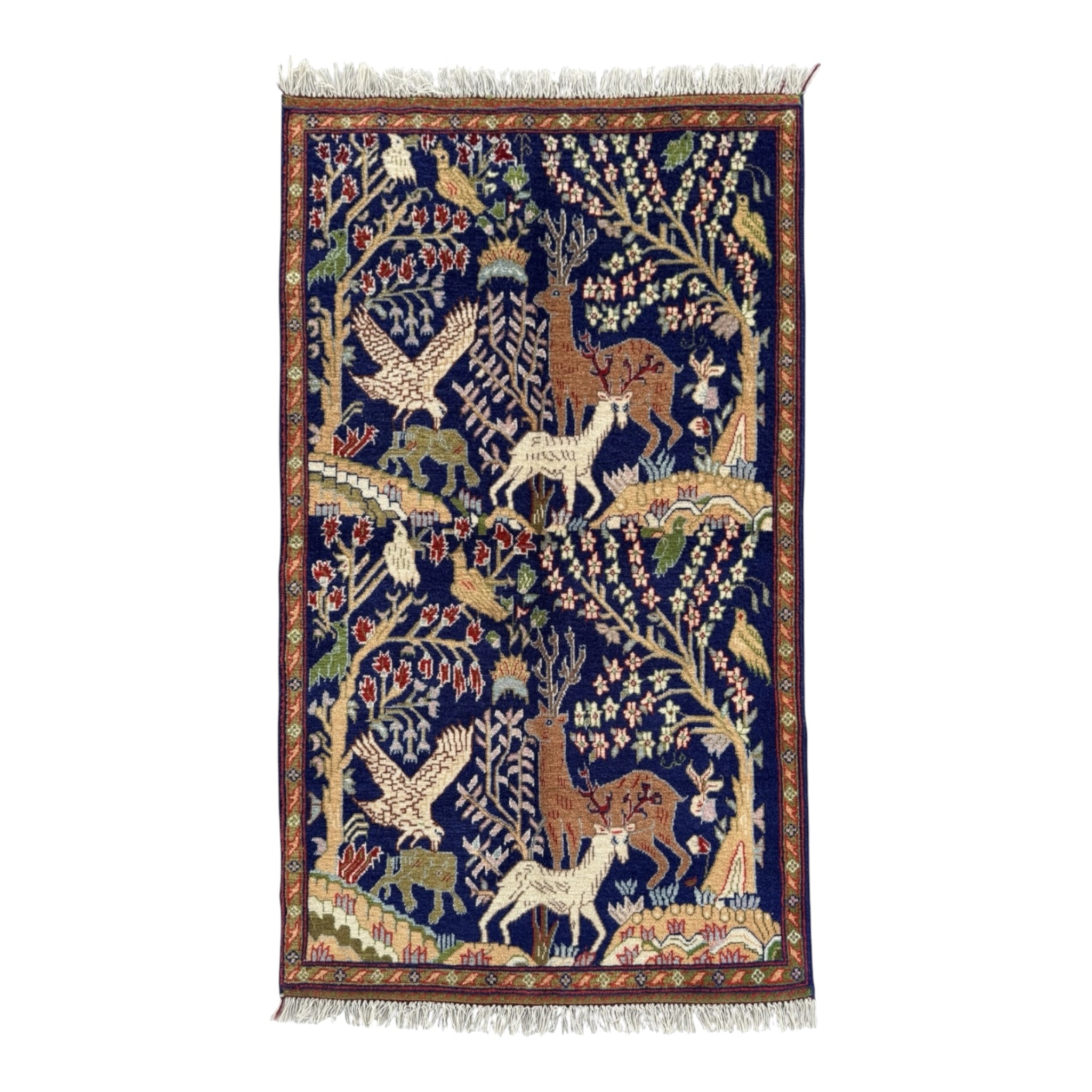 Handmade Traditional Afghan Pictorial Balochi Rug  147 CM x 93 CM SK#1478