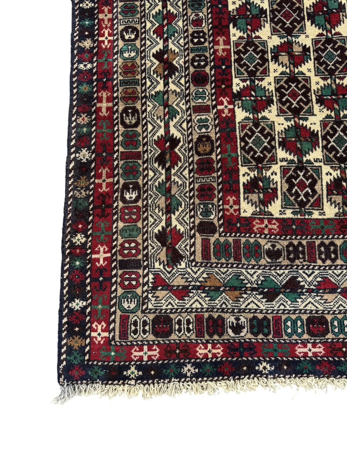 Handmade Traditional Afghan Balochi Rug 195 CM x 116 CM SK#1480