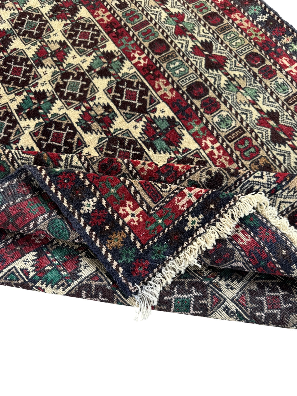 Handmade Traditional Afghan Balochi Rug 195 CM x 116 CM SK#1480
