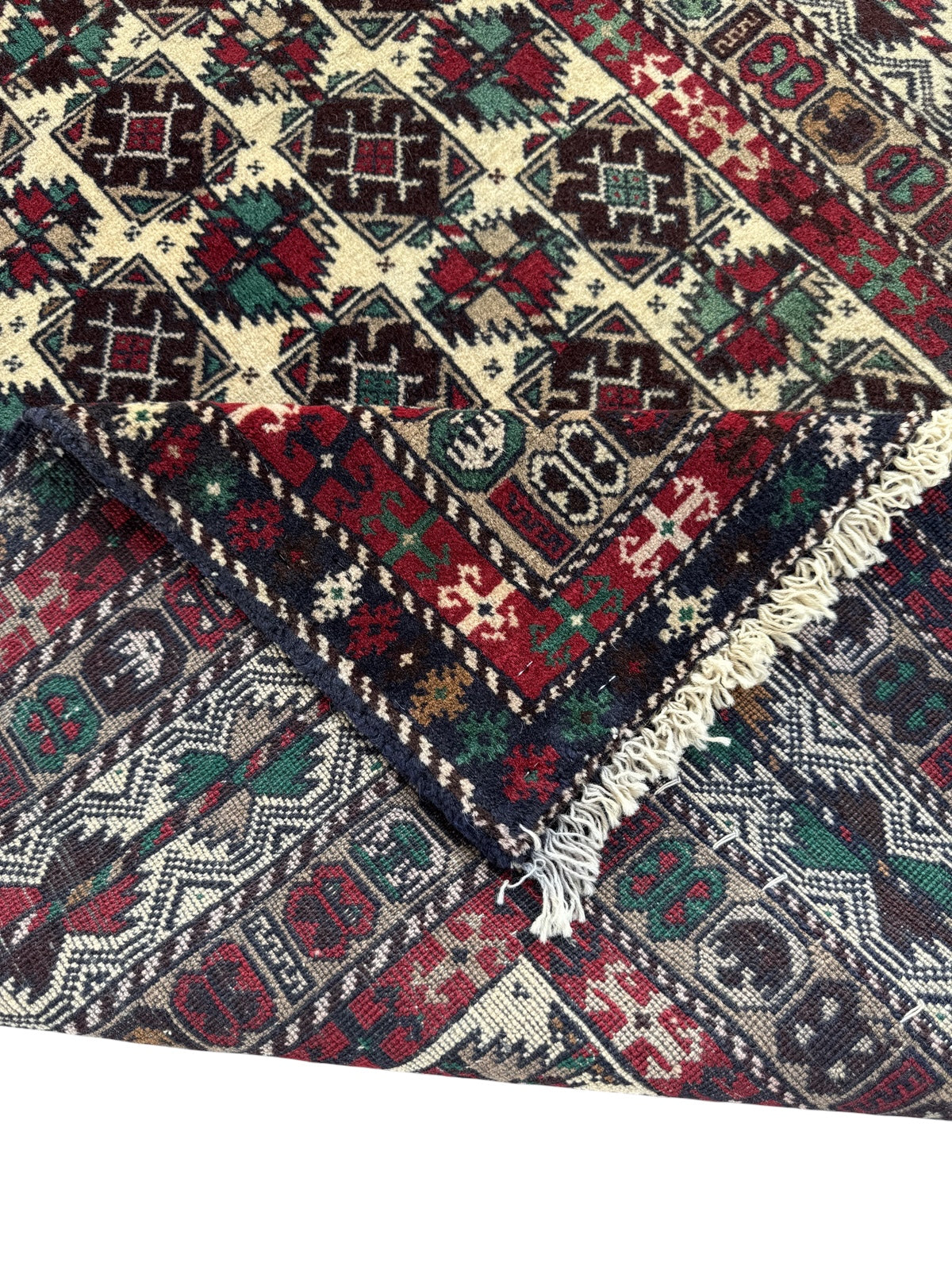 Handmade Traditional Afghan Balochi Rug 195 CM x 116 CM SK#1480
