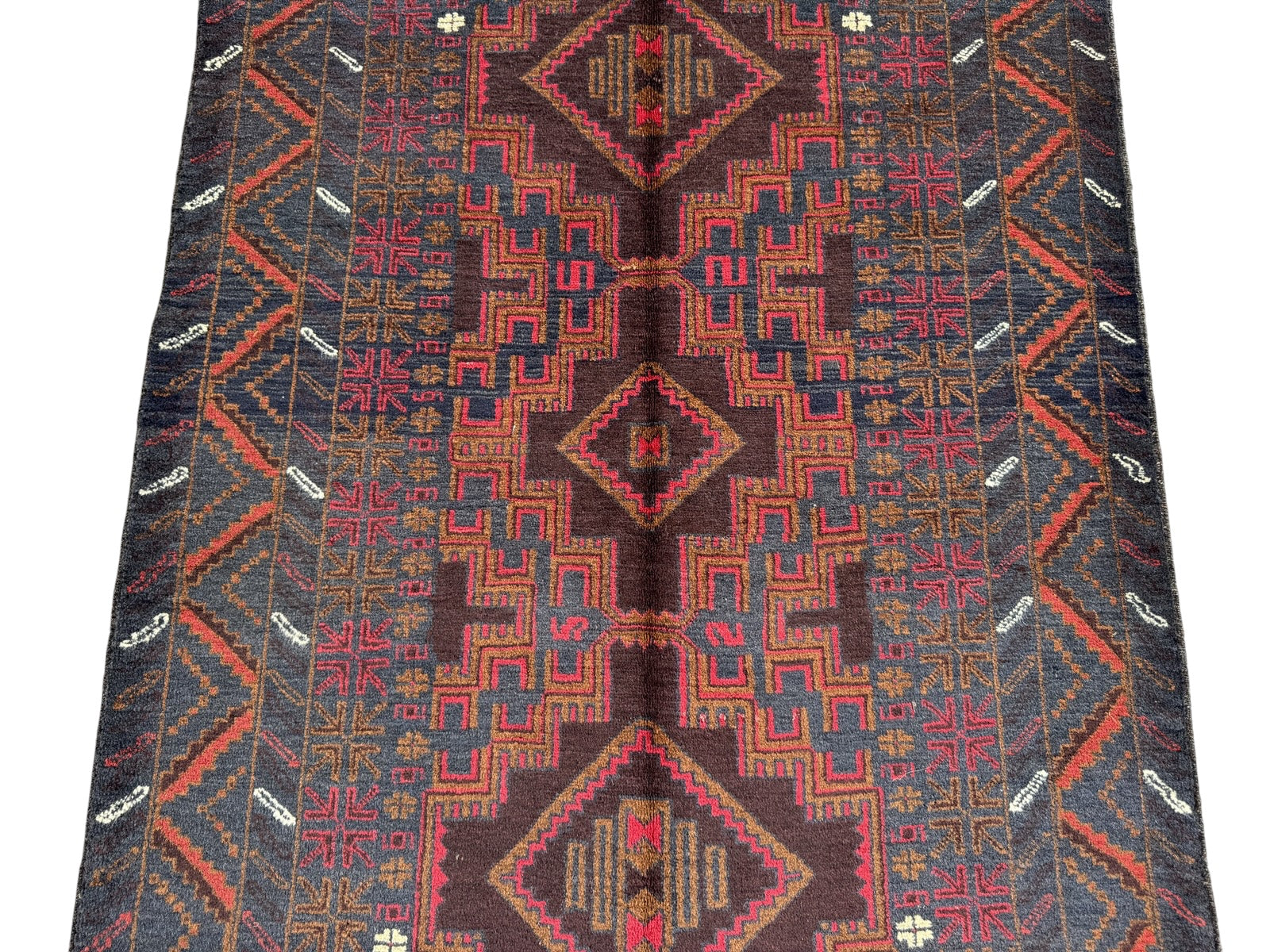 Handmade Traditional Afghan Balochi Rug 187 CM x 115 CM SK#1481