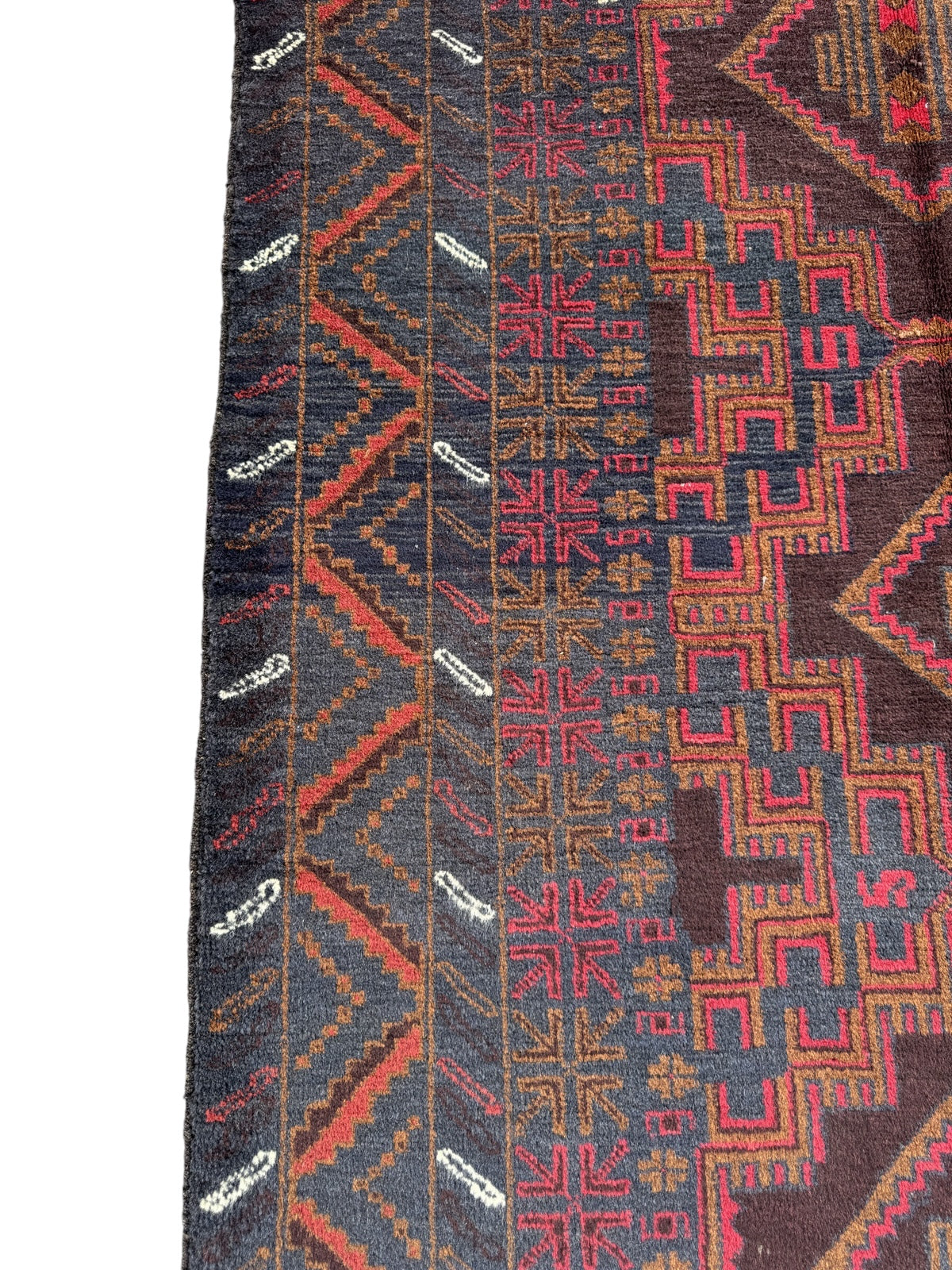 Handmade Traditional Afghan Balochi Rug 187 CM x 115 CM SK#1481