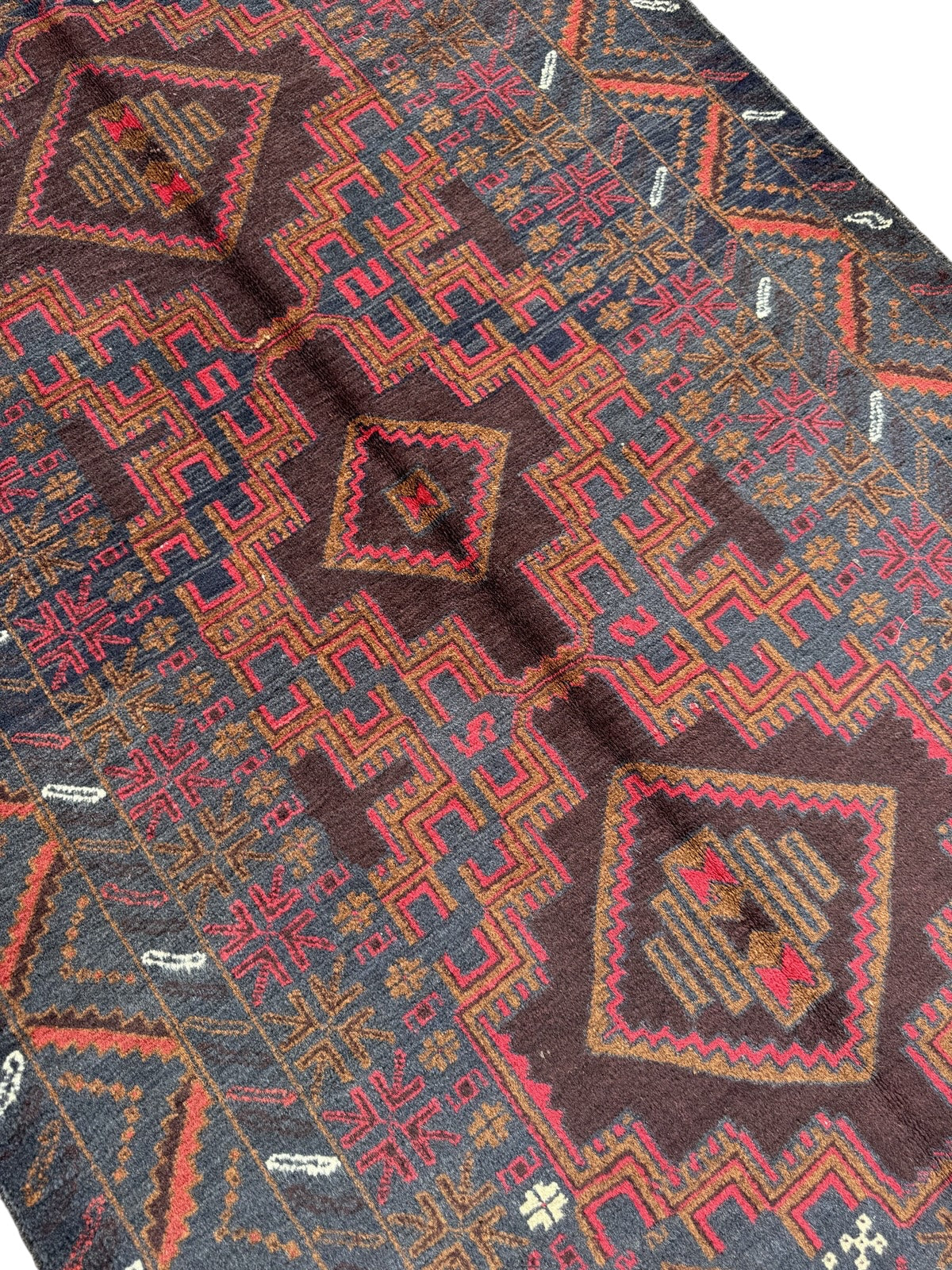 Handmade Traditional Afghan Balochi Rug 187 CM x 115 CM SK#1481