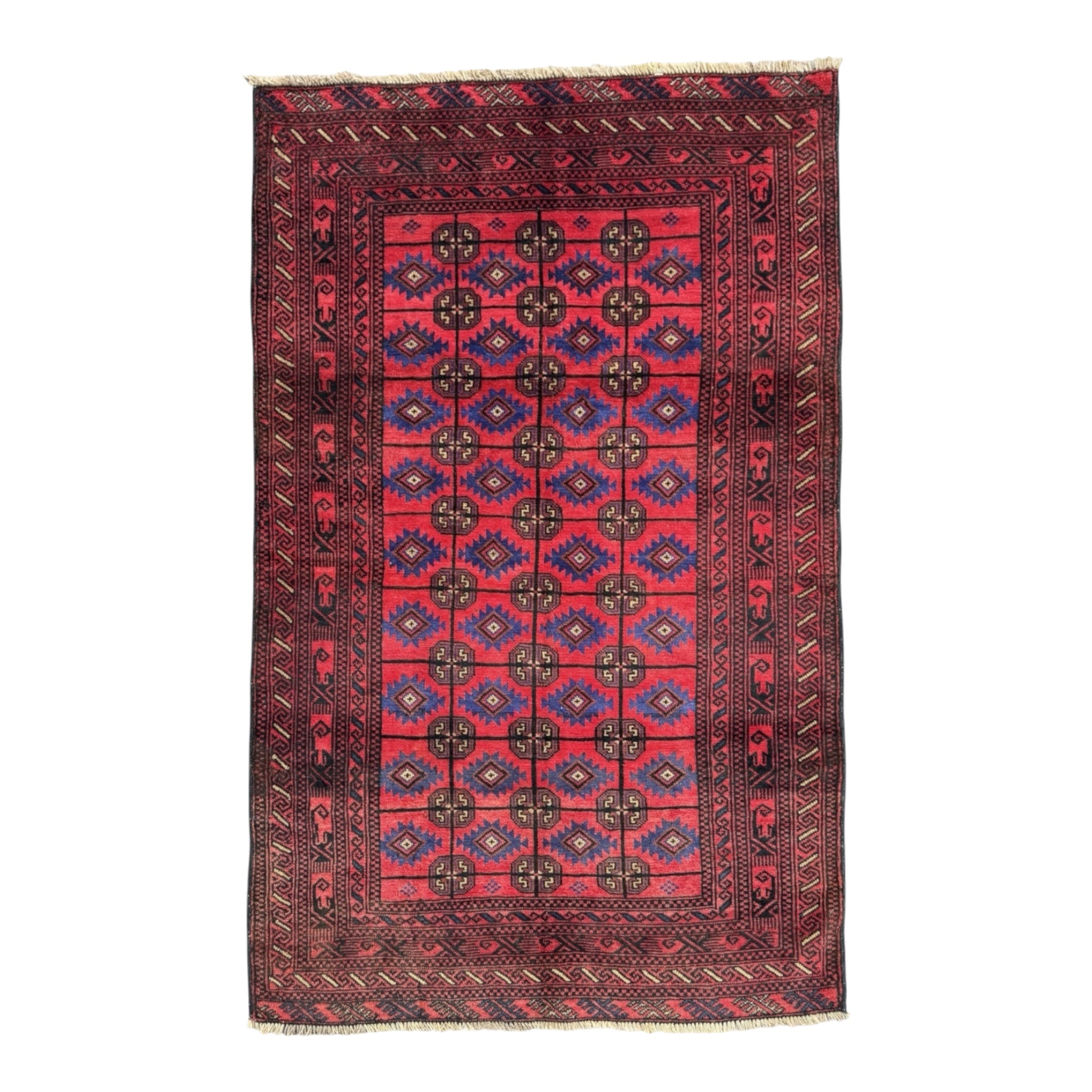 Handmade Traditional Afghan Balochi Rug 170 CM x 117 CM SK#1483