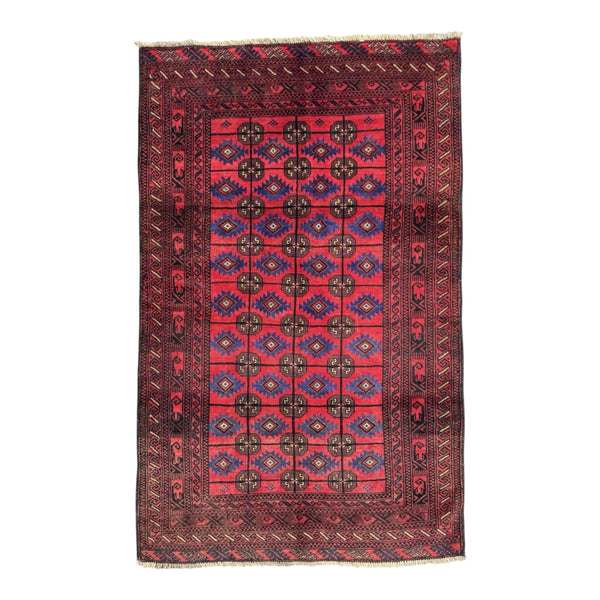 Handmade Traditional Afghan Balochi Rug 170 CM x 117 CM SK#1483