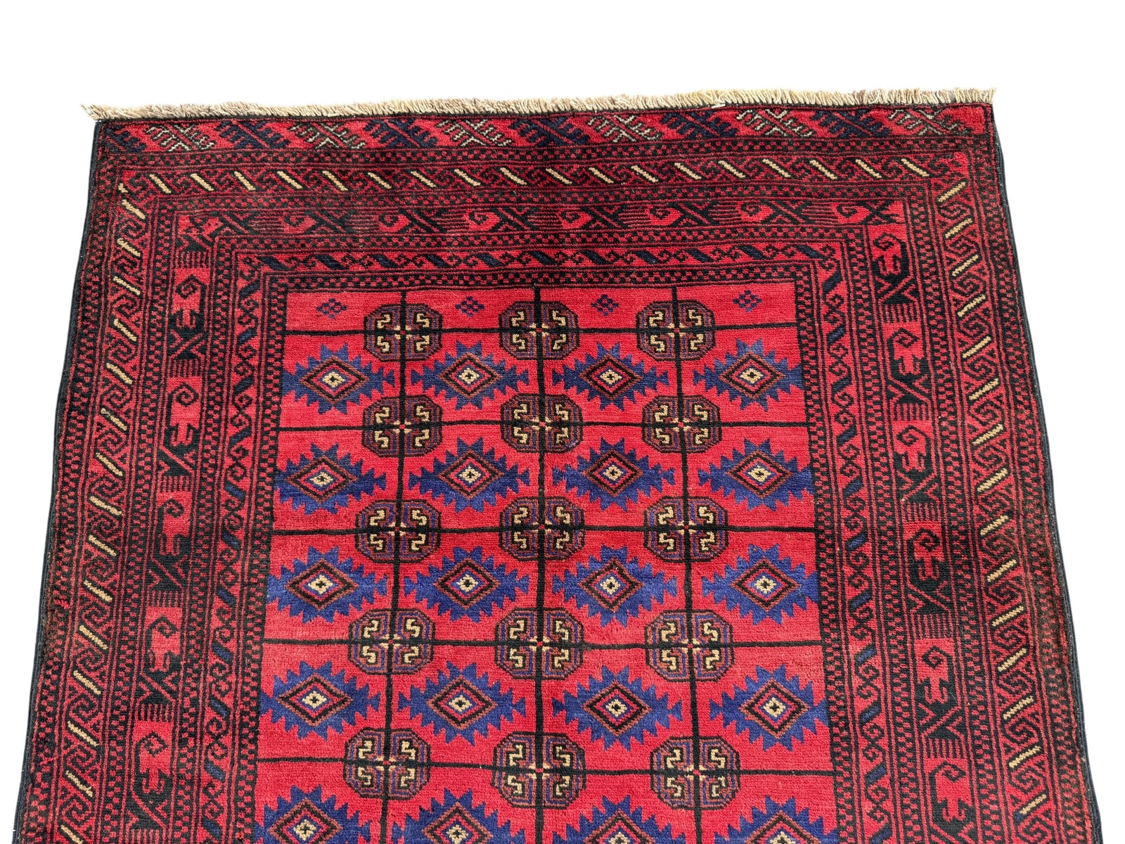 Handmade Traditional Afghan Balochi Rug 170 CM x 117 CM SK#1483