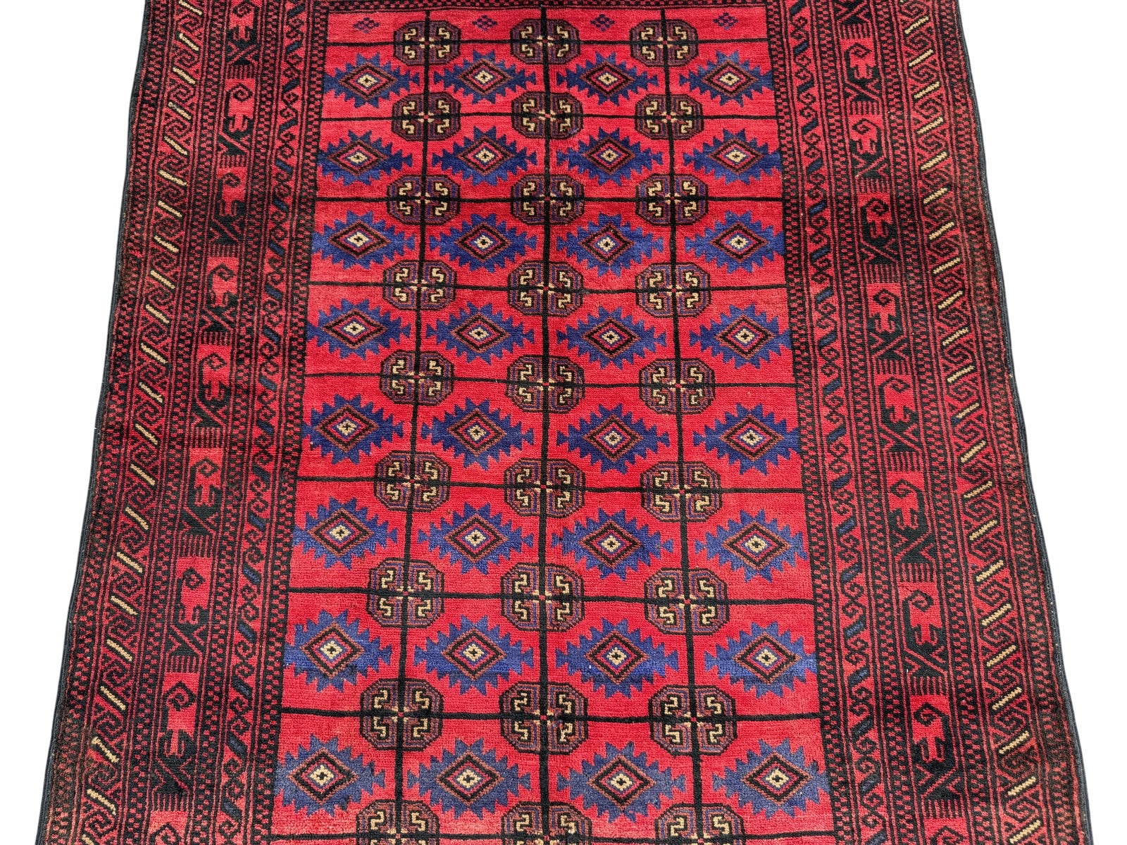 Handmade Traditional Afghan Balochi Rug 170 CM x 117 CM SK#1483