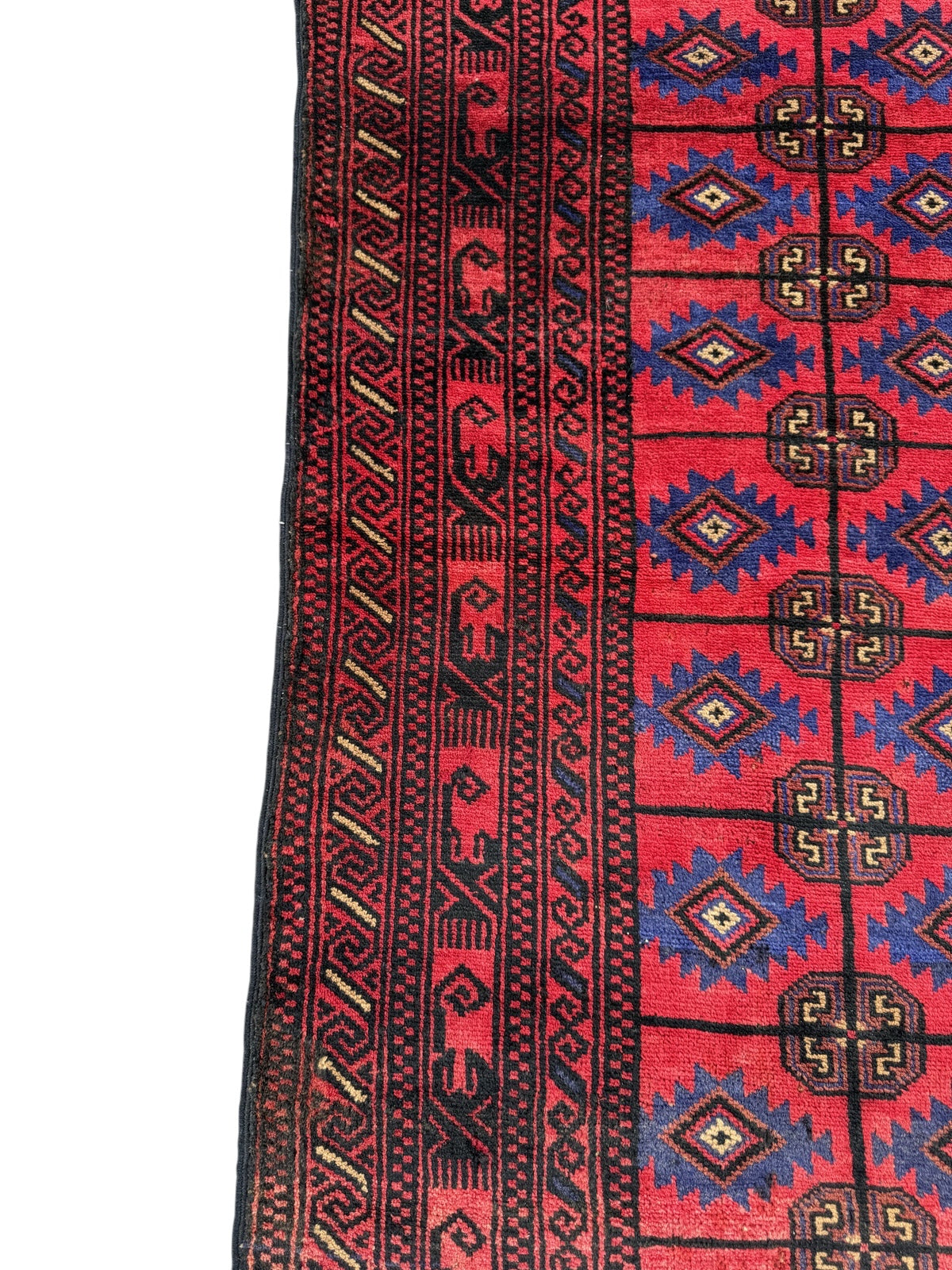 Handmade Traditional Afghan Balochi Rug 170 CM x 117 CM SK#1483