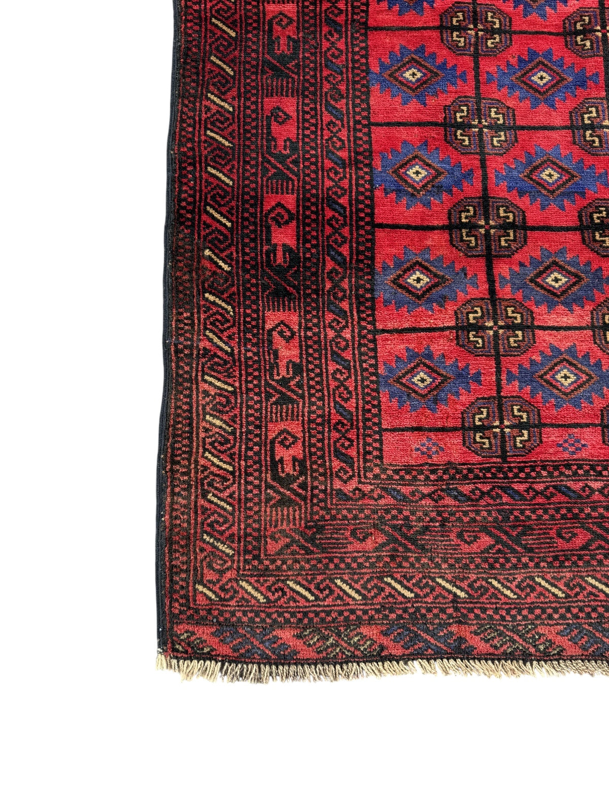 Handmade Traditional Afghan Balochi Rug 170 CM x 117 CM SK#1483