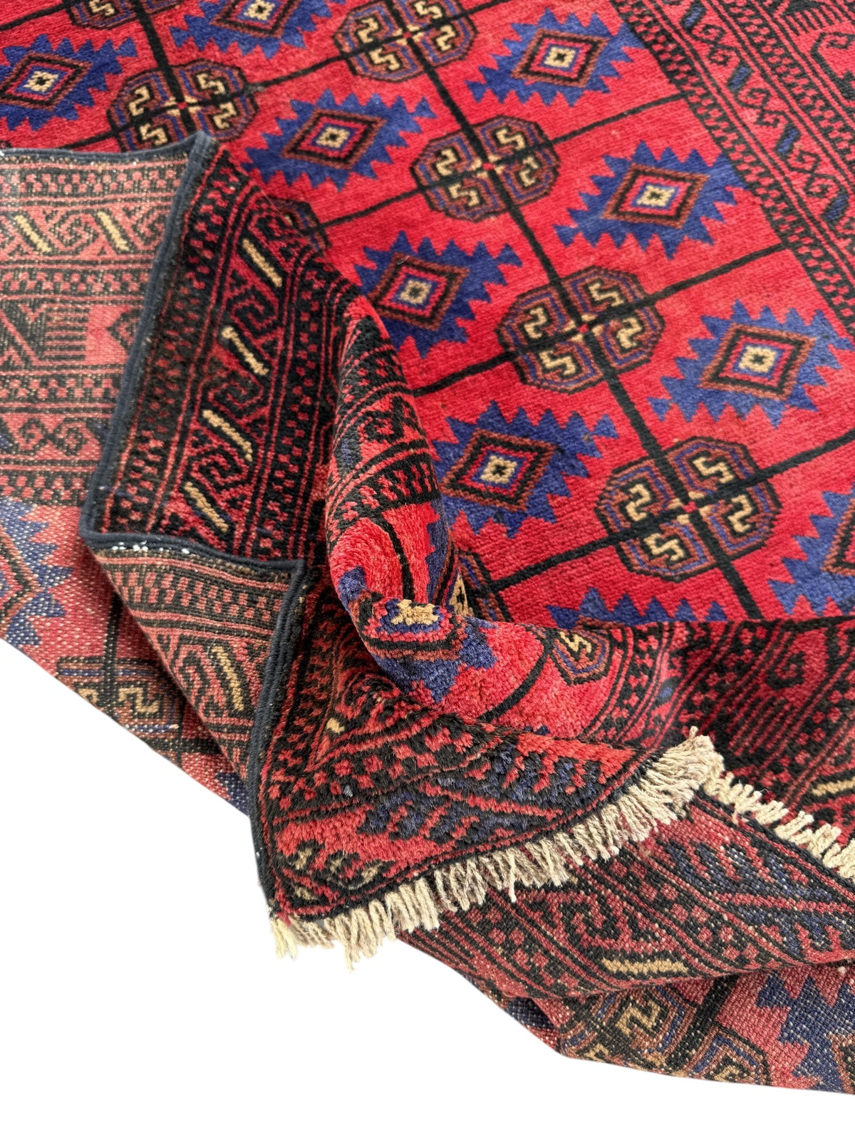 Handmade Traditional Afghan Balochi Rug 170 CM x 117 CM SK#1483