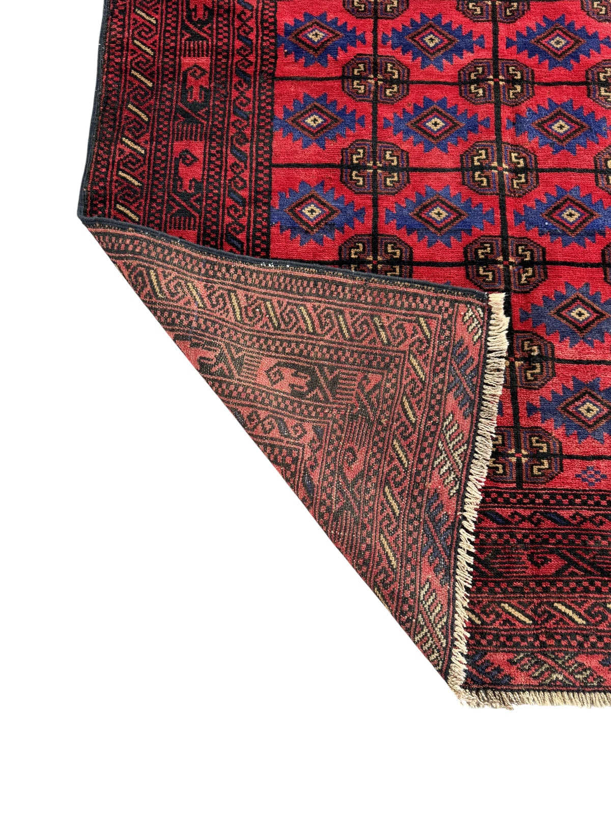 Handmade Traditional Afghan Balochi Rug 170 CM x 117 CM SK#1483