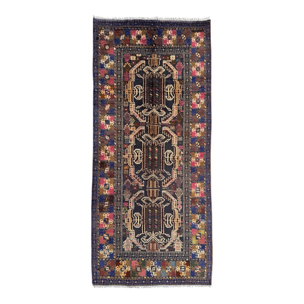 Handmade Traditional Afghan Balochi Rug  217 CM x 106 CM SK#1475