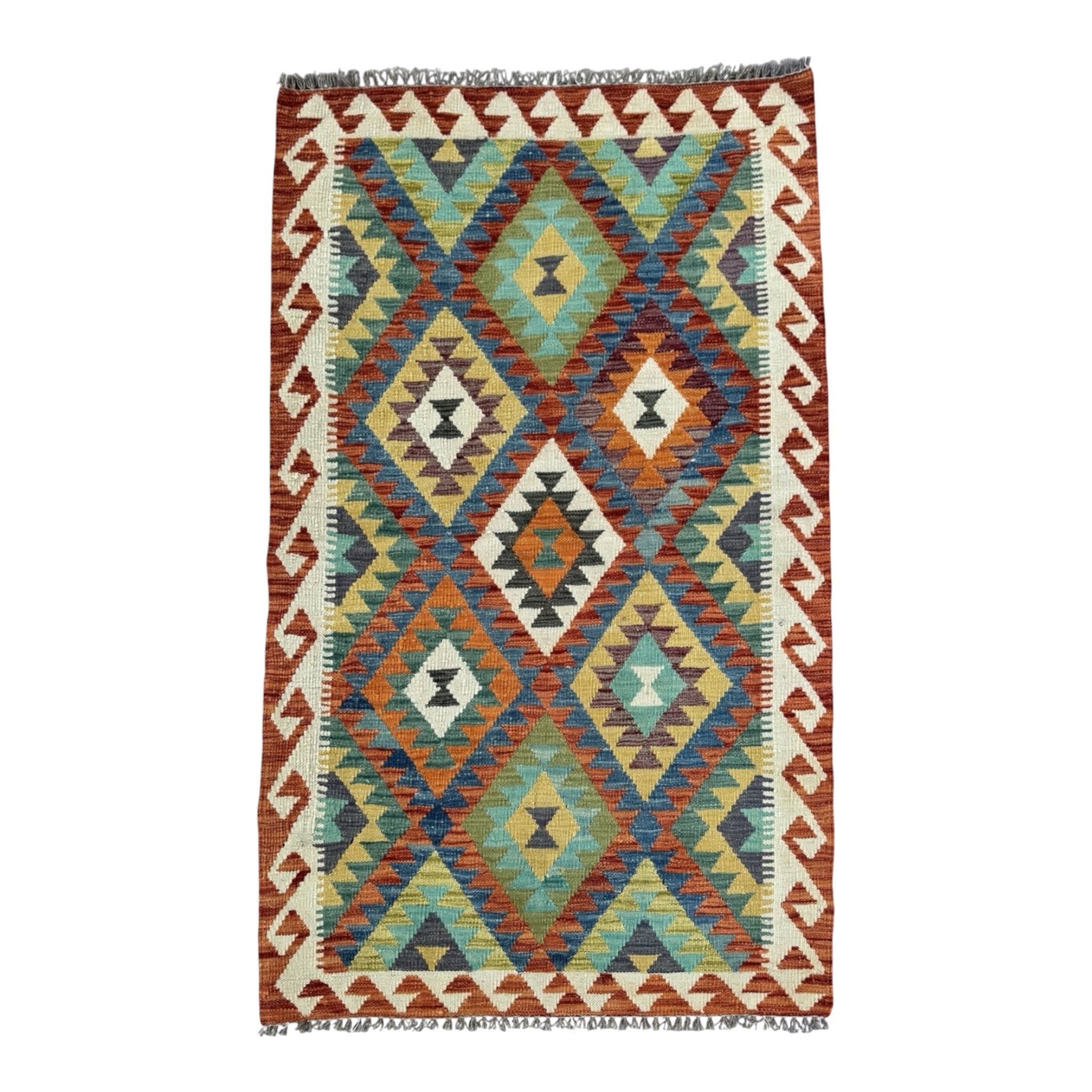 Handmade Afghan Kilim Rug 154 CM x 104 CM Sk#1450