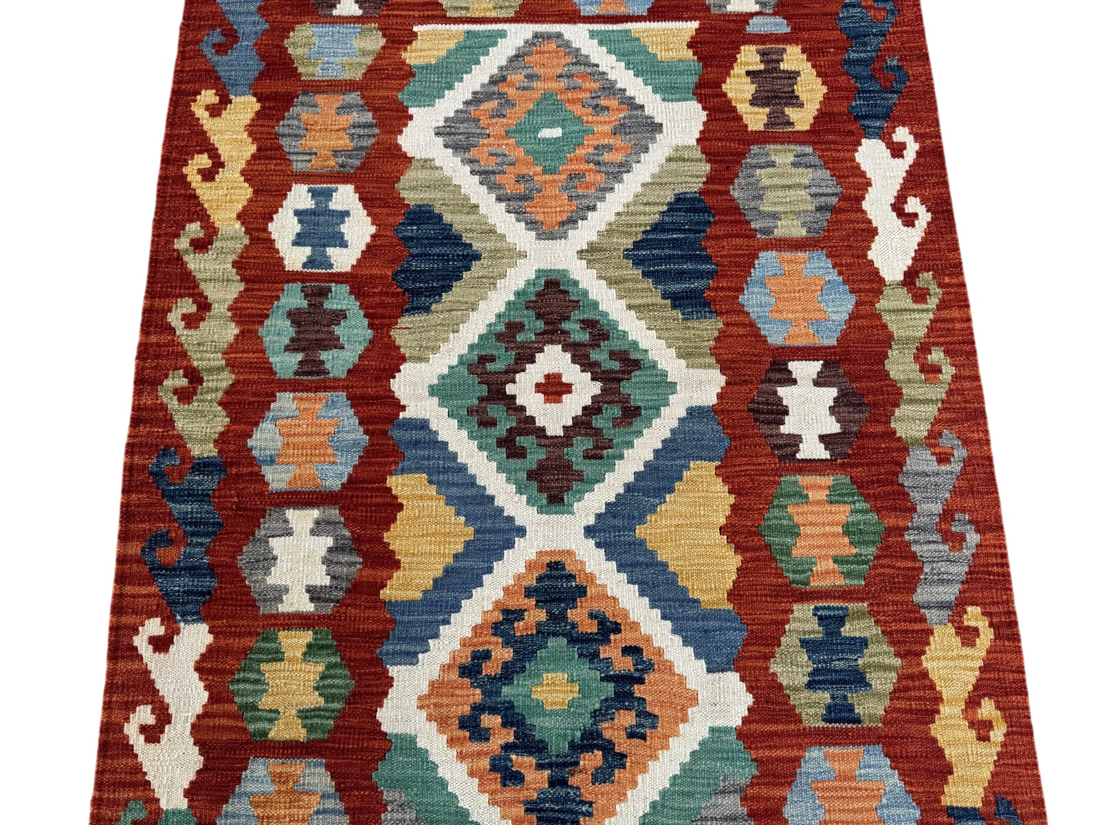 Handmade Afghan Kilim Rug 150 CM x 102 CM Sk#1452