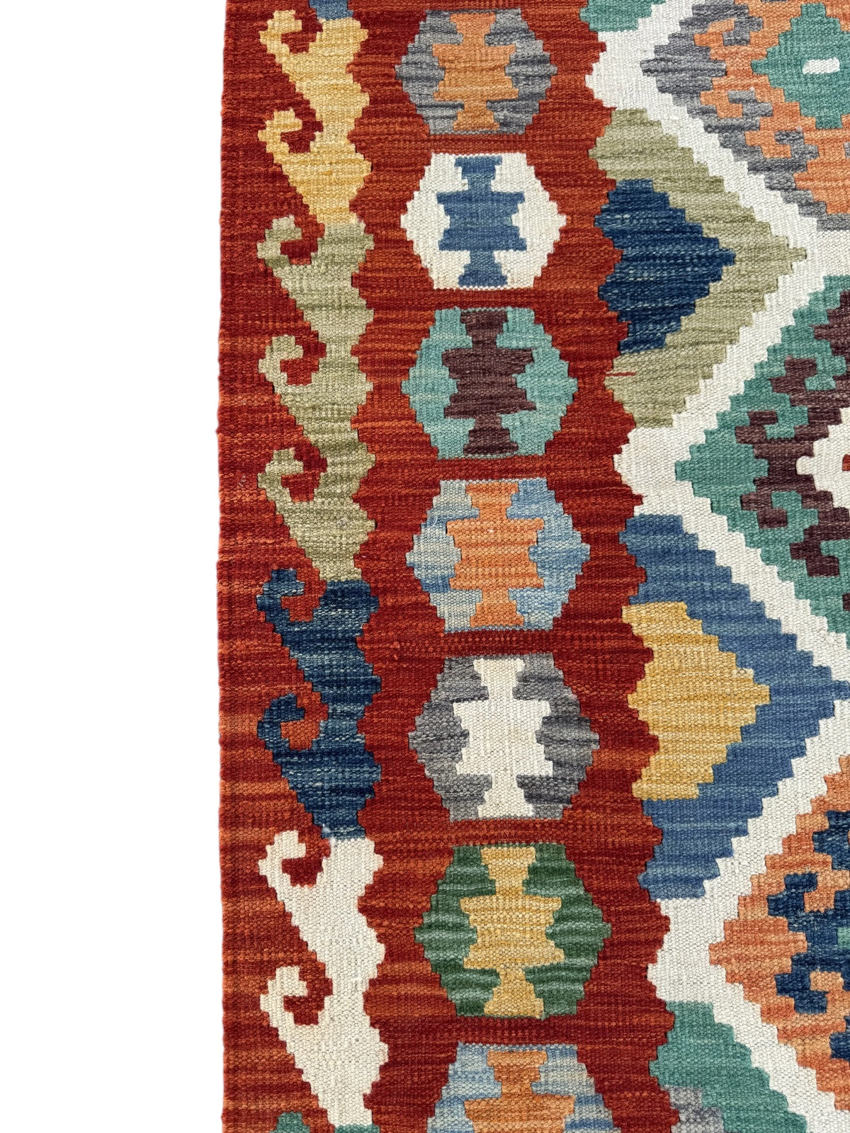 Handmade Afghan Kilim Rug 150 CM x 102 CM Sk#1452