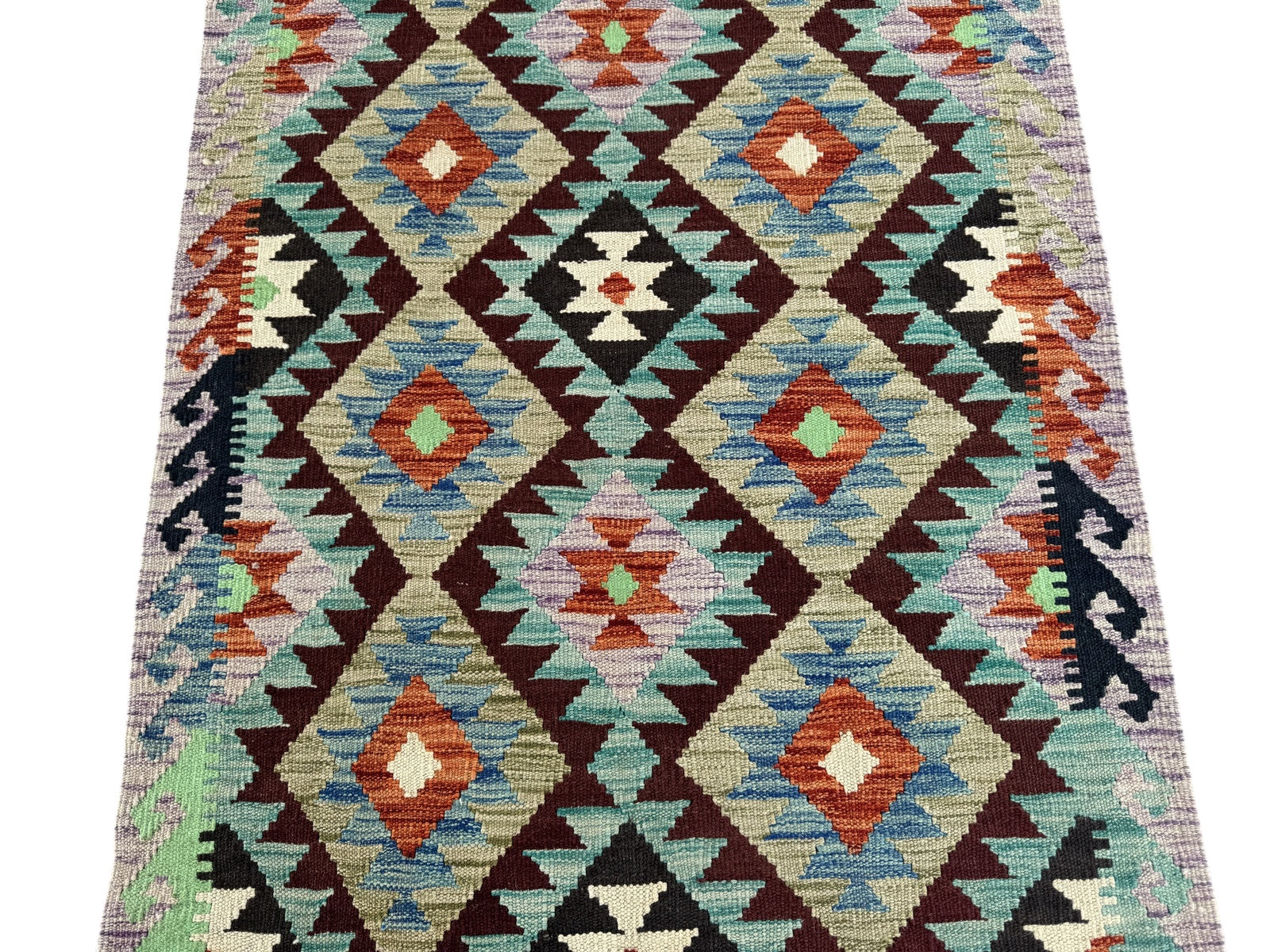 Handmade Afghan Kilim Rug 150 CM x 104 CM Sk#1453