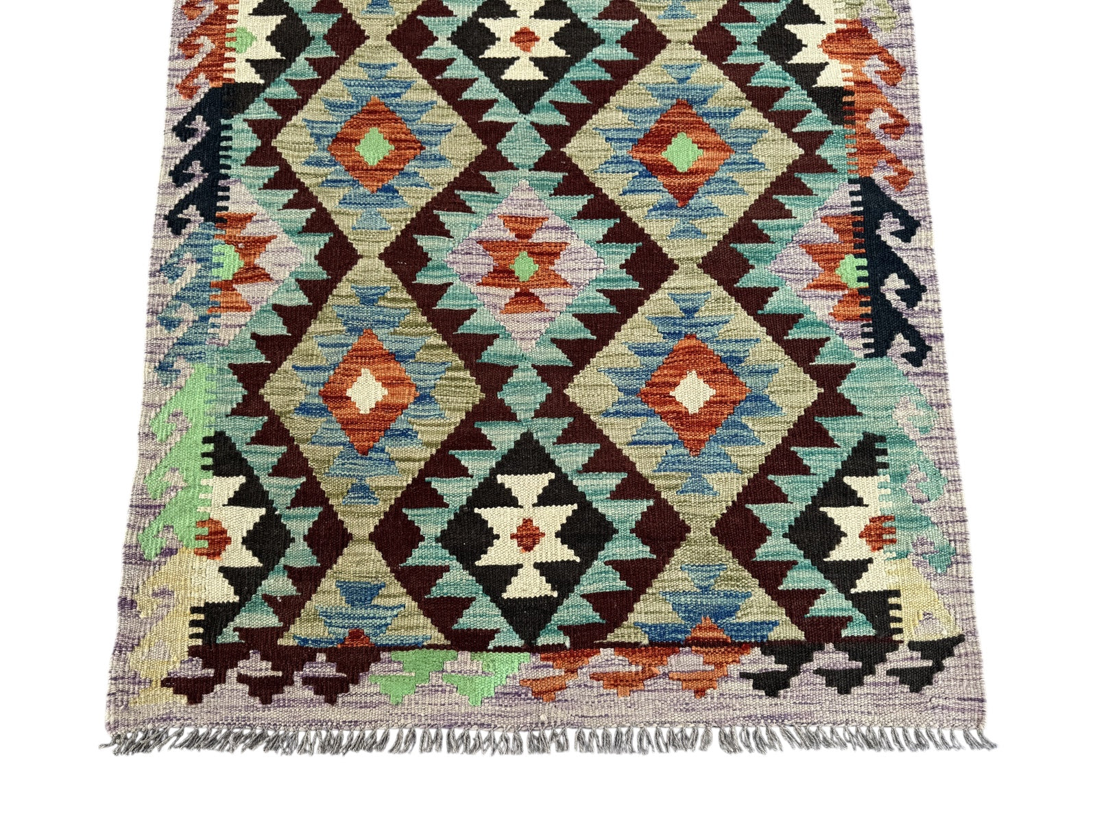 Handmade Afghan Kilim Rug 150 CM x 104 CM Sk#1453