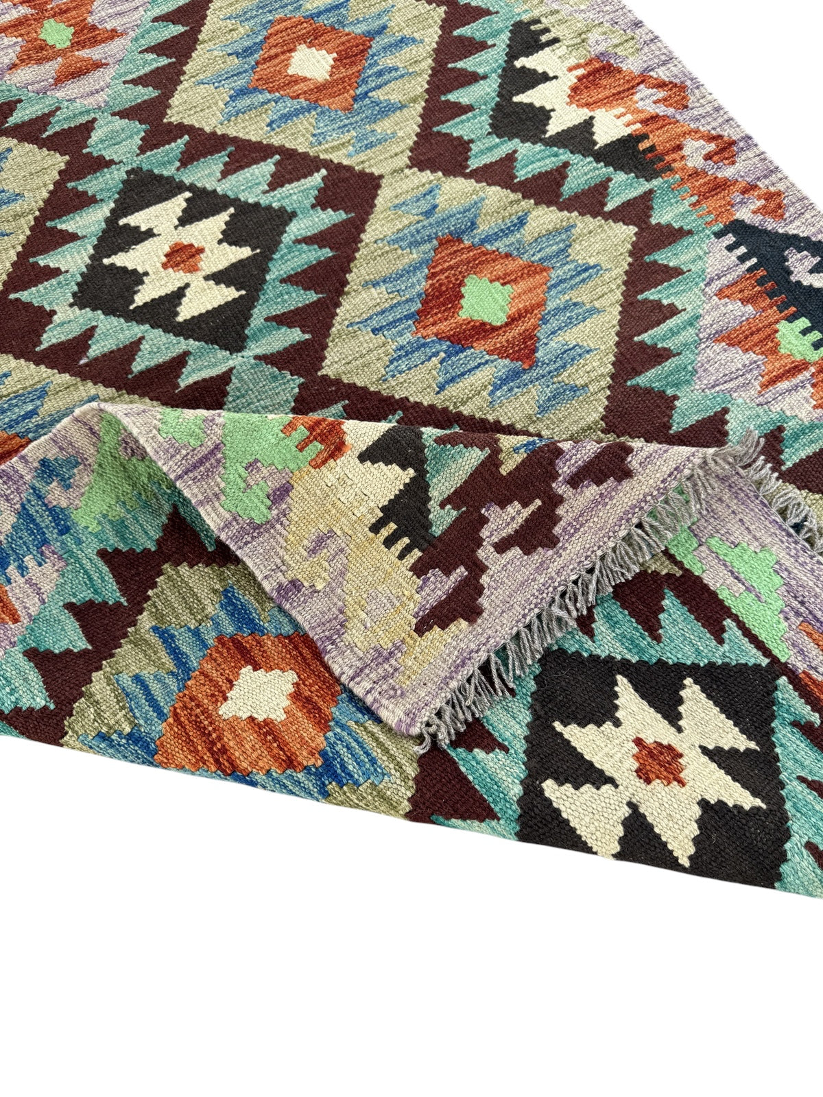 Handmade Afghan Kilim Rug 150 CM x 104 CM Sk#1453