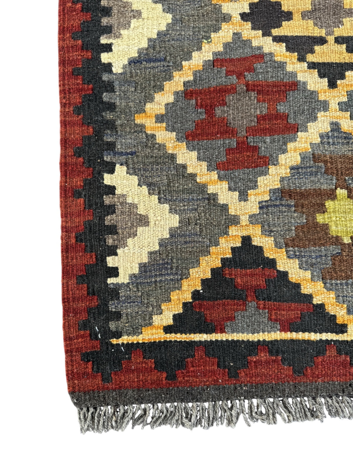 Handmade Afghan Kilim Rug 87 CM x 66 CM Sk#1454