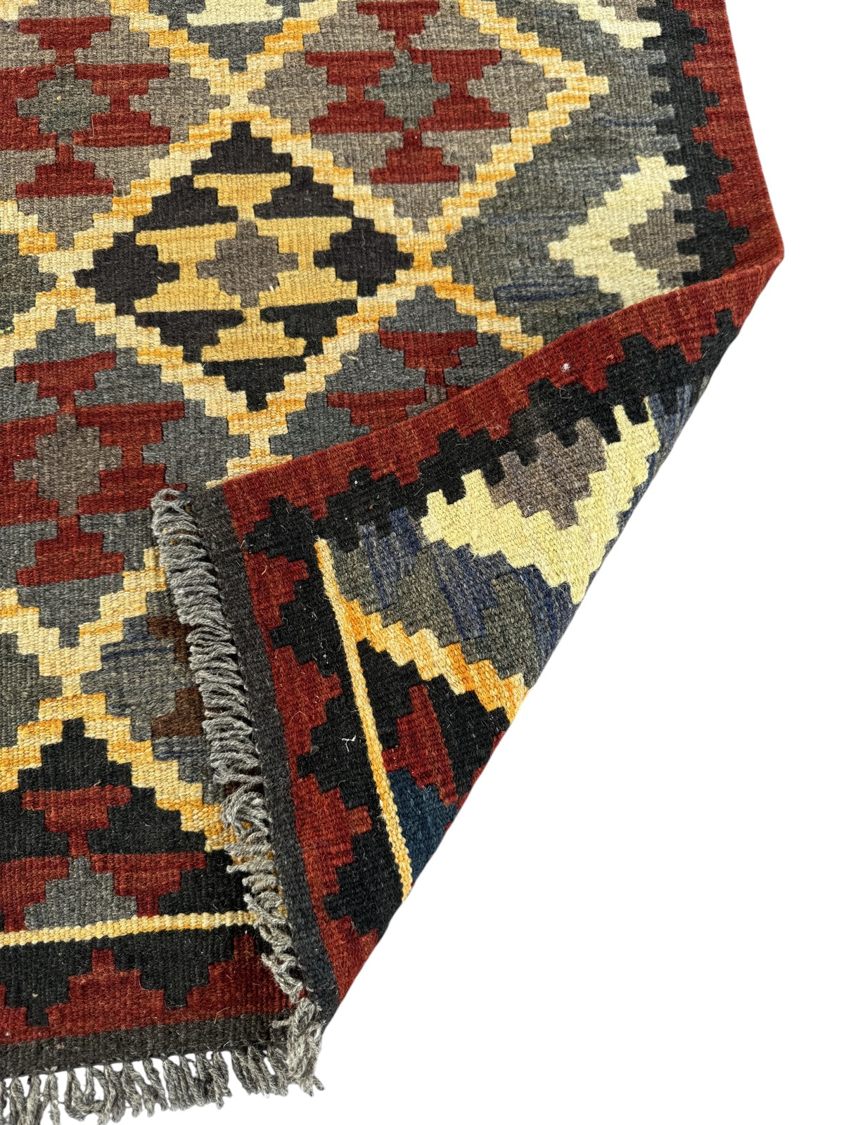 Handmade Afghan Kilim Rug 87 CM x 66 CM Sk#1454