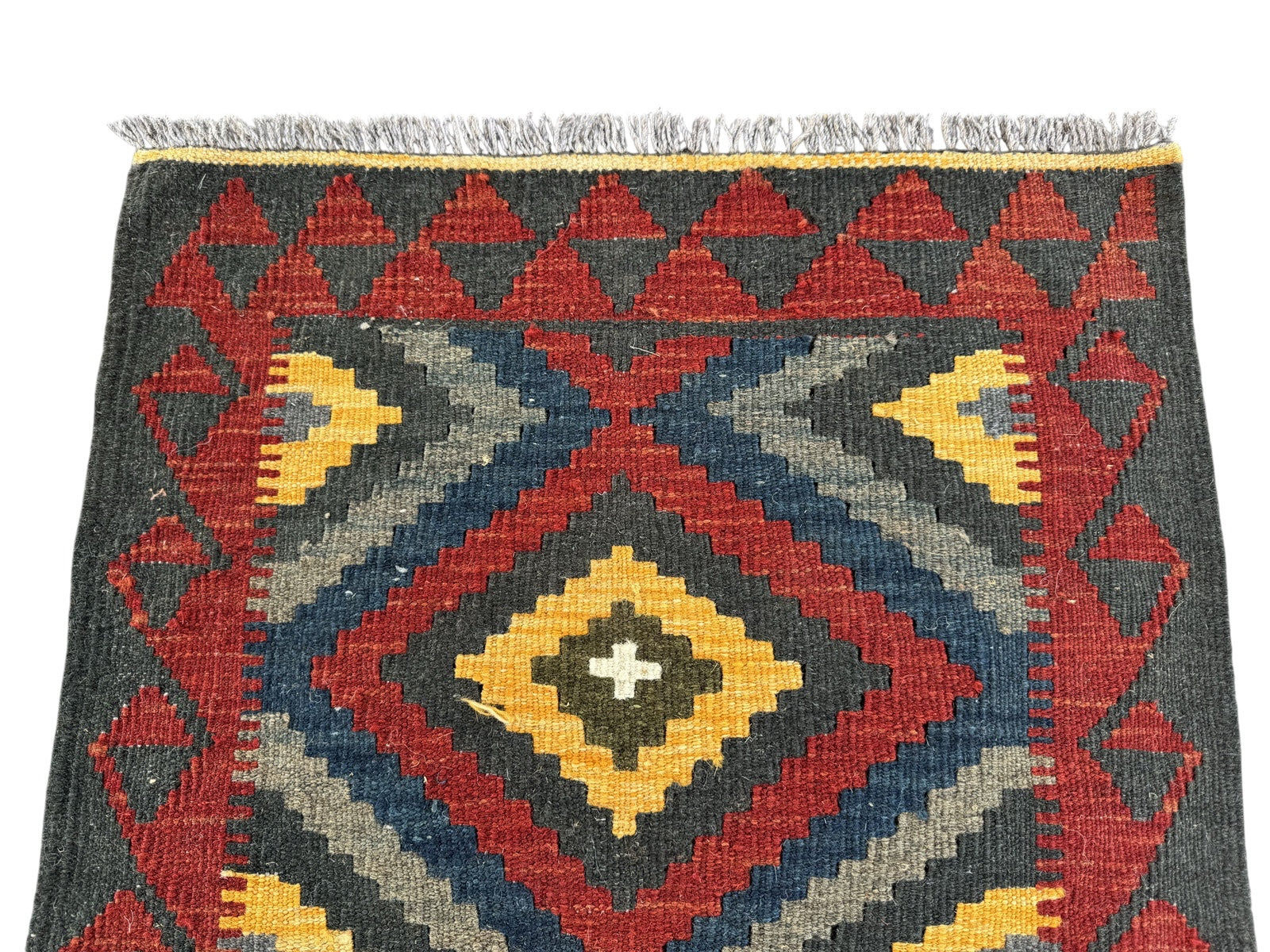 Handmade Afghan Kilim Rug 93 CM x 61 CM Sk#1456