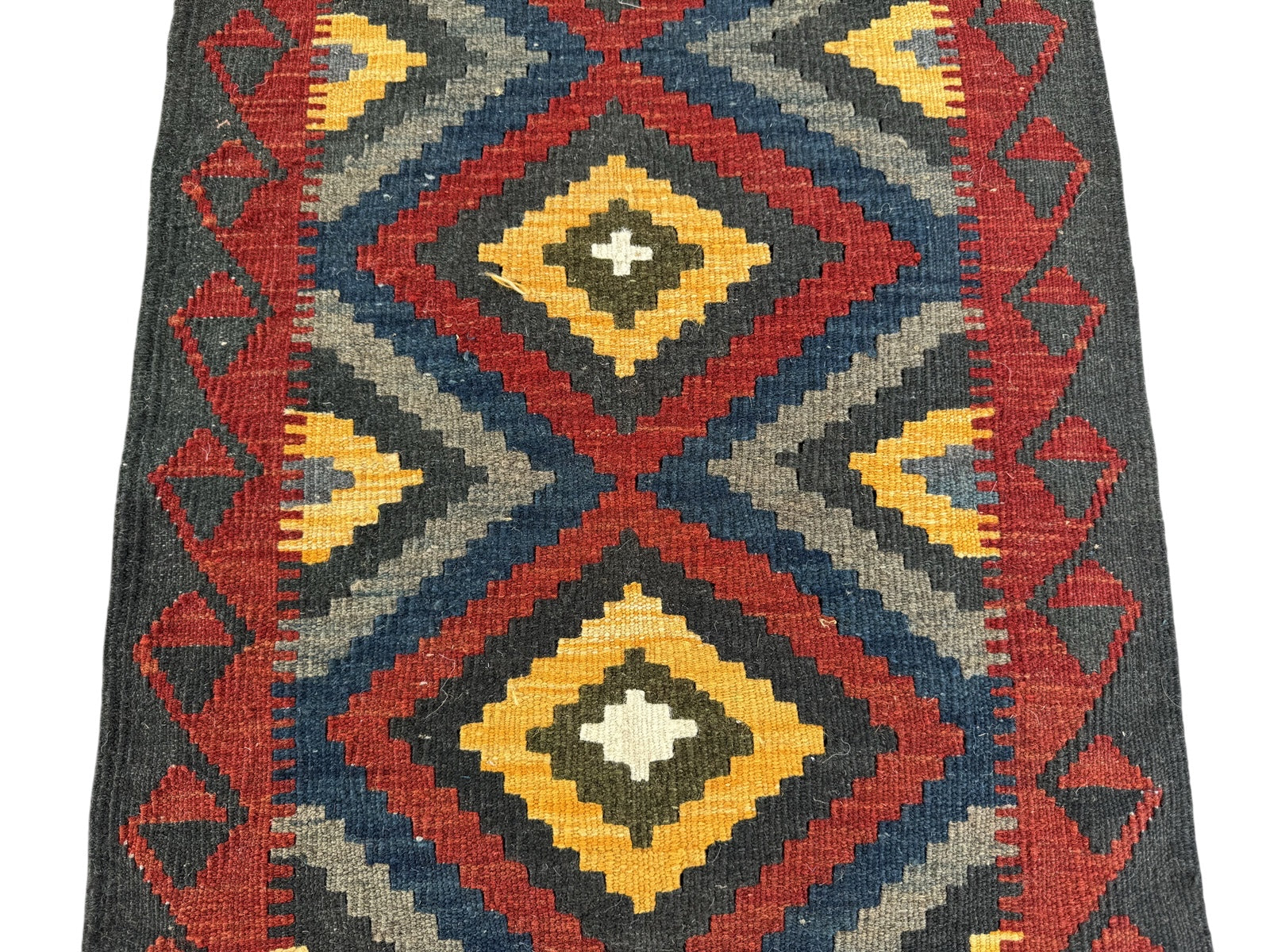 Handmade Afghan Kilim Rug 93 CM x 61 CM Sk#1456
