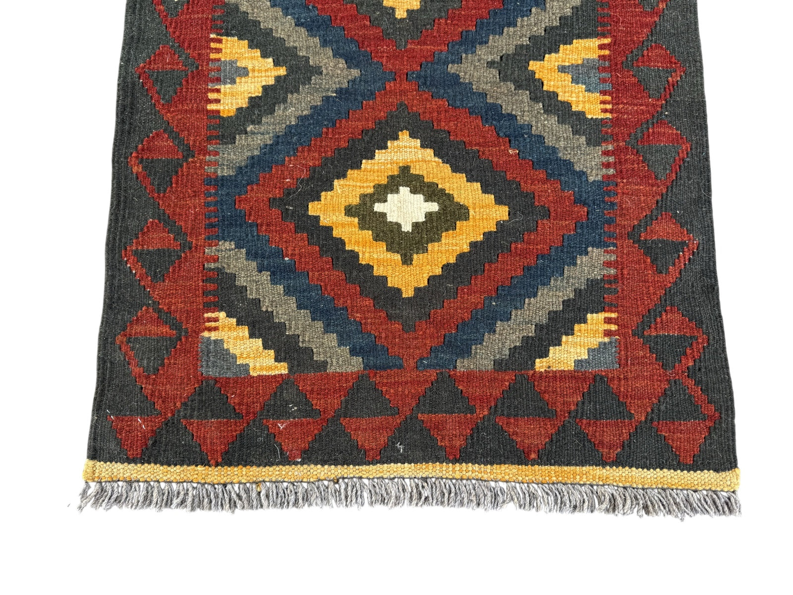Handmade Afghan Kilim Rug 93 CM x 61 CM Sk#1456