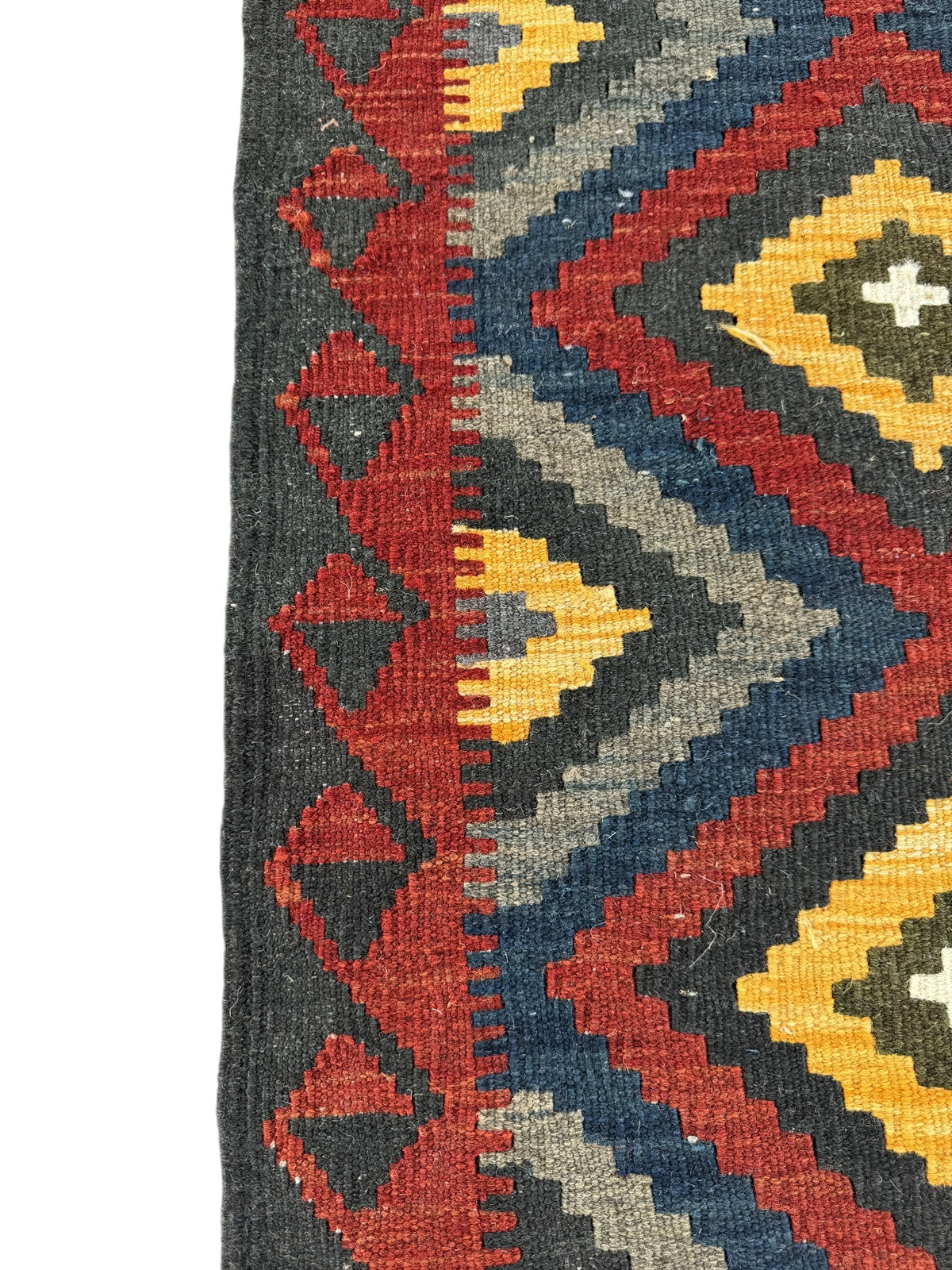 Handmade Afghan Kilim Rug 93 CM x 61 CM Sk#1456