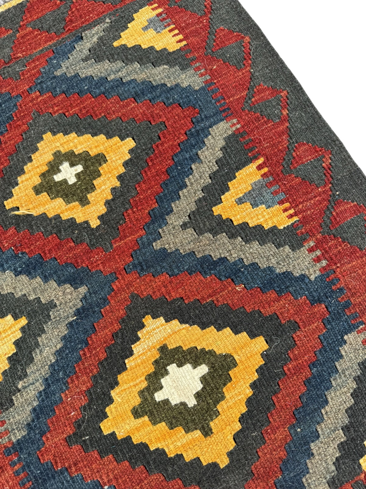 Handmade Afghan Kilim Rug 93 CM x 61 CM Sk#1456