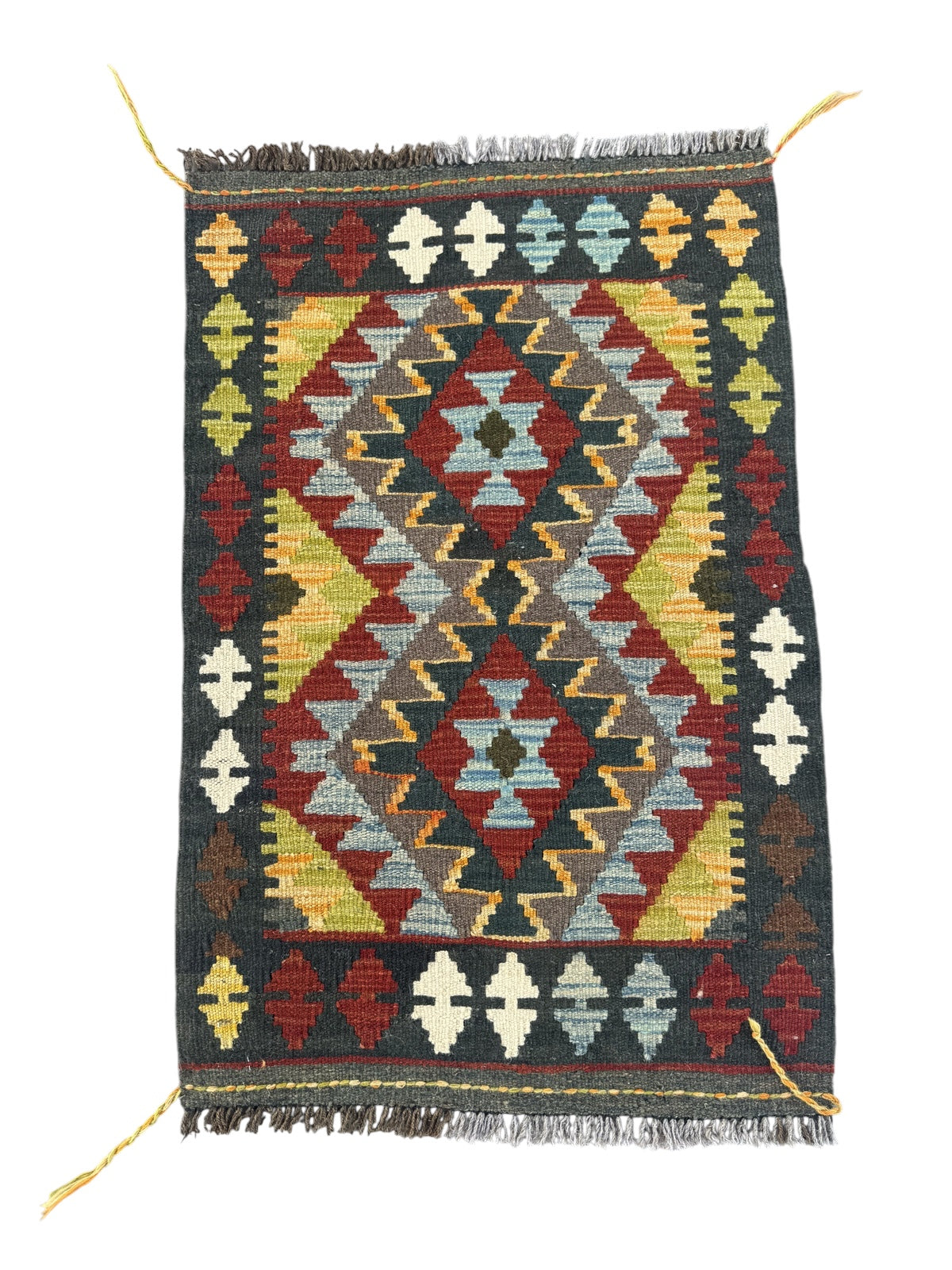 Handmade Afghan Kilim Rug 93 CM x 60 CM Sk#1457