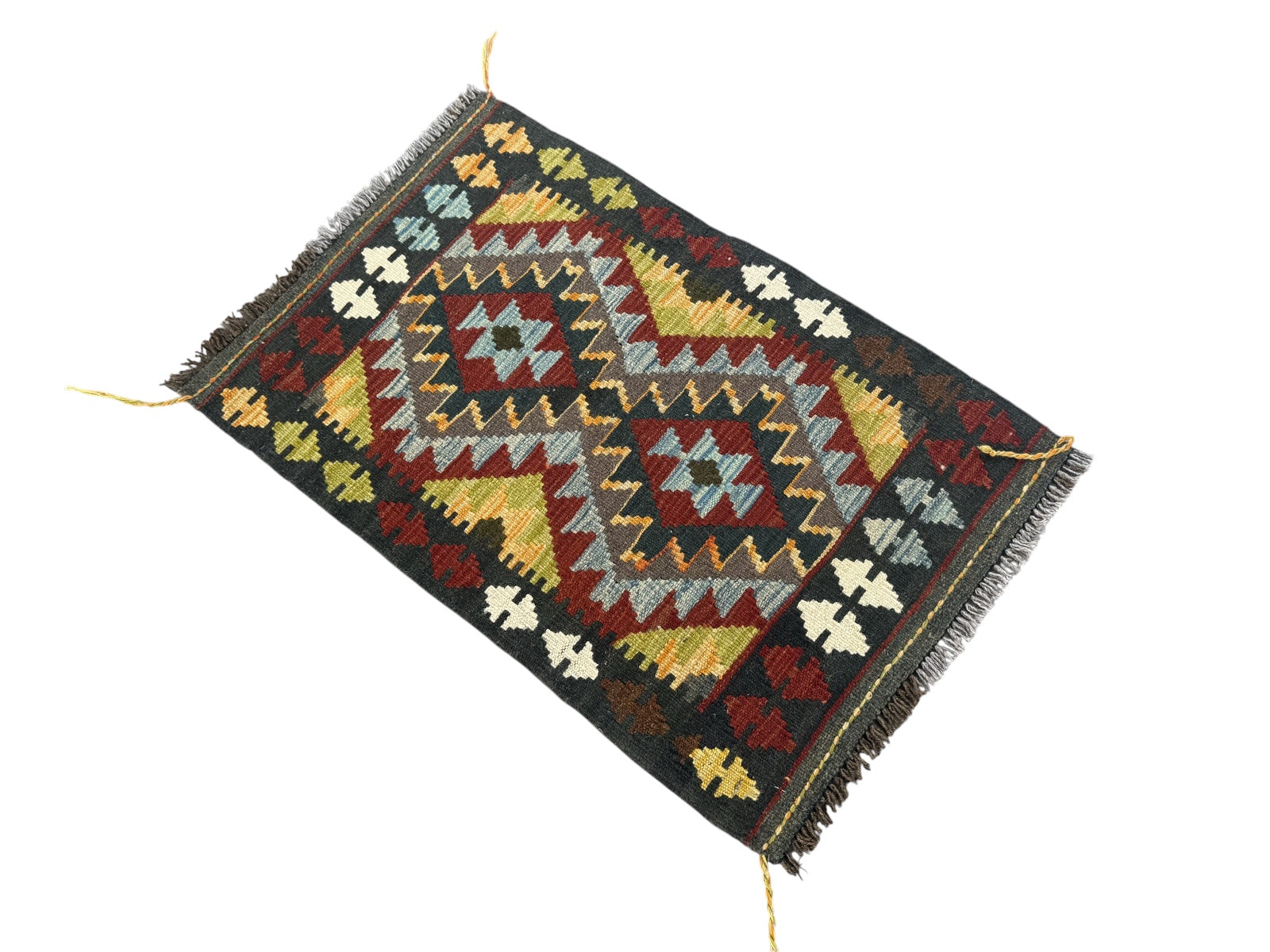 Handmade Afghan Kilim Rug 93 CM x 60 CM Sk#1457