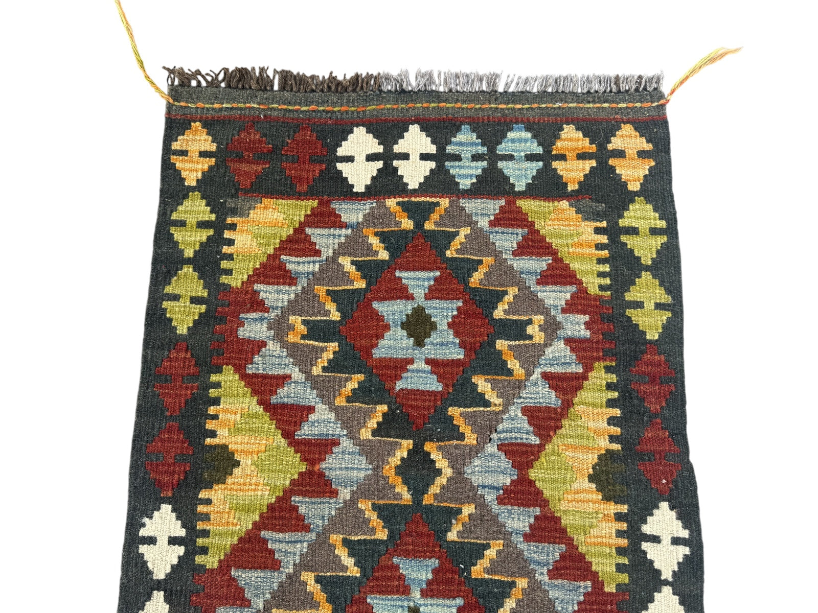Handmade Afghan Kilim Rug 93 CM x 60 CM Sk#1457