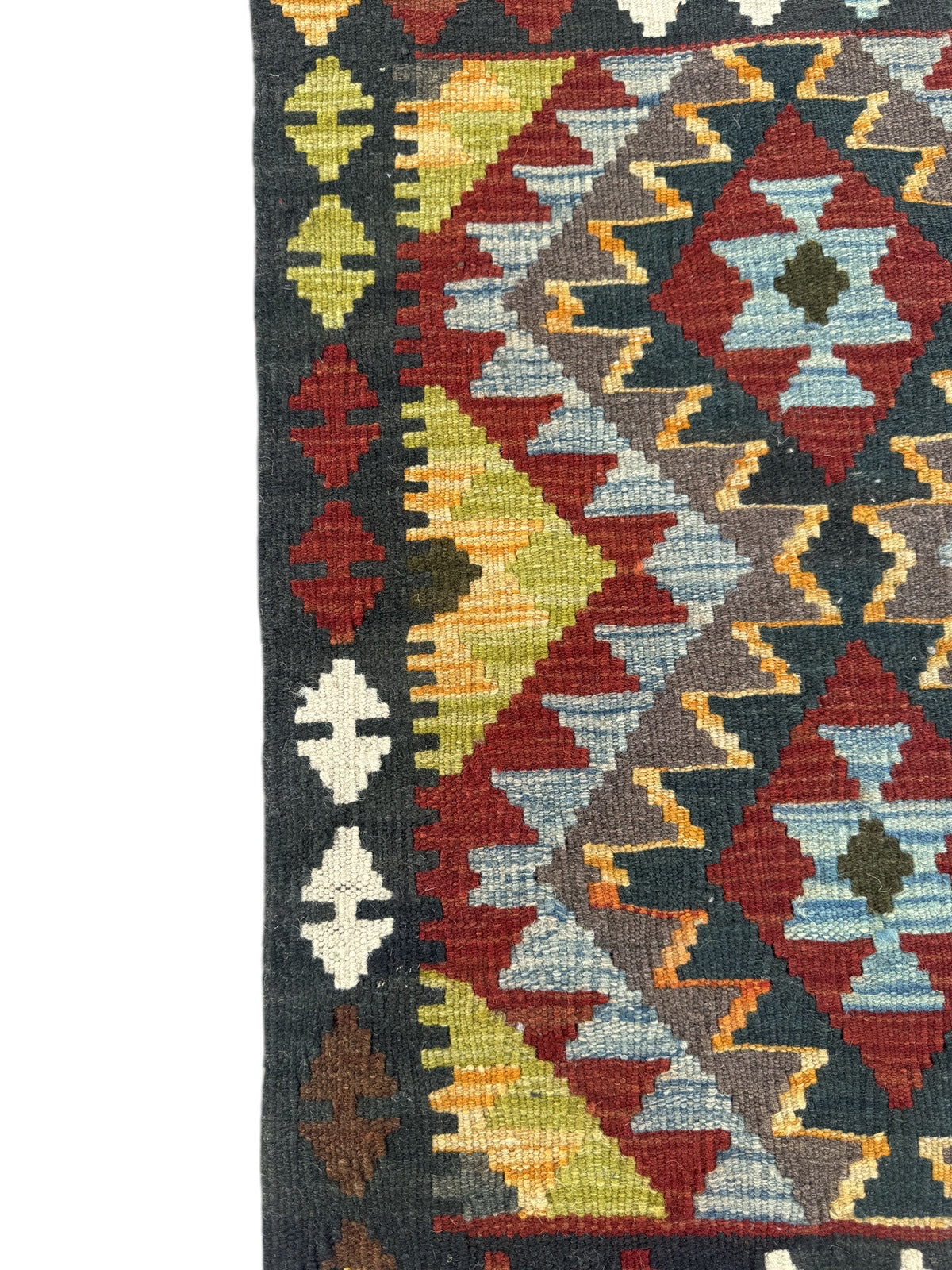 Handmade Afghan Kilim Rug 93 CM x 60 CM Sk#1457