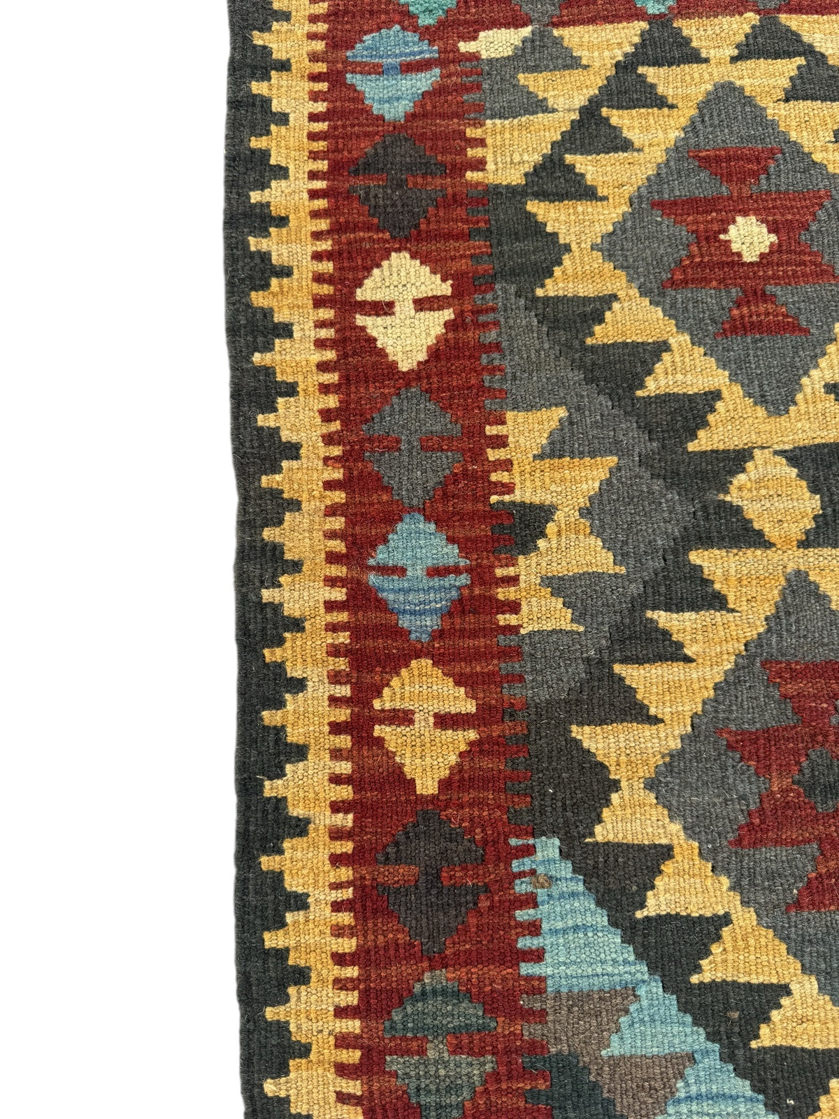Handmade Afghan Kilim Rug 91 CM x 63 CM Sk#1458