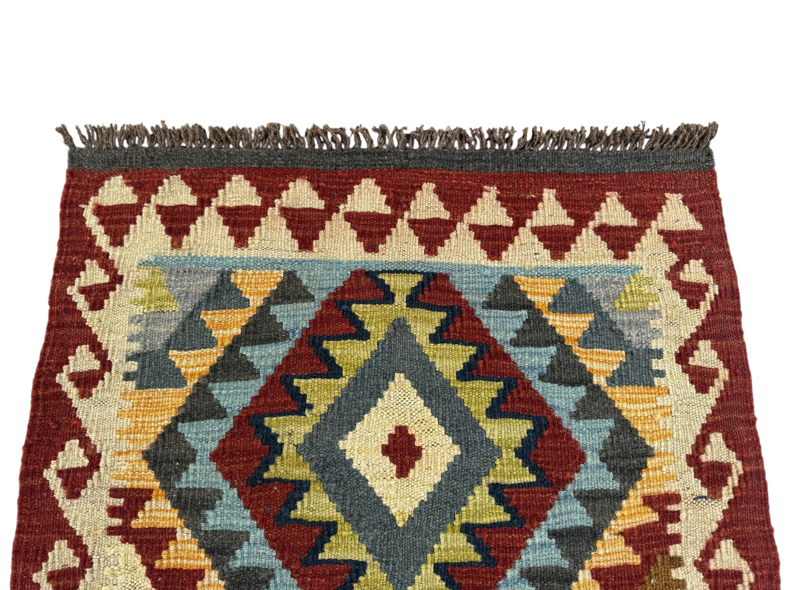 Handmade Afghan Kilim Rug 87 CM x 65 CM Sk#1459