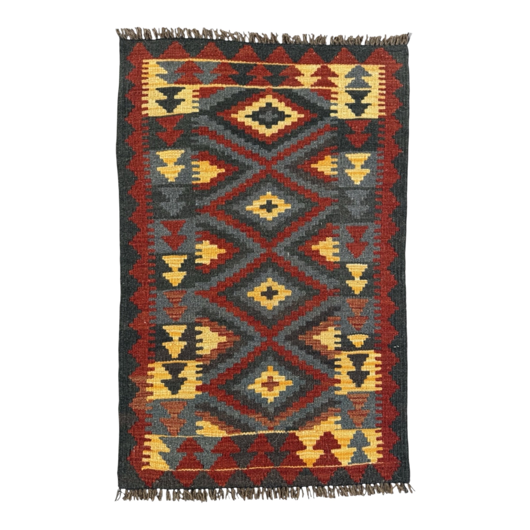Handmade Afghan Kilim Rug 97 CM x 68 CM Sk#1460