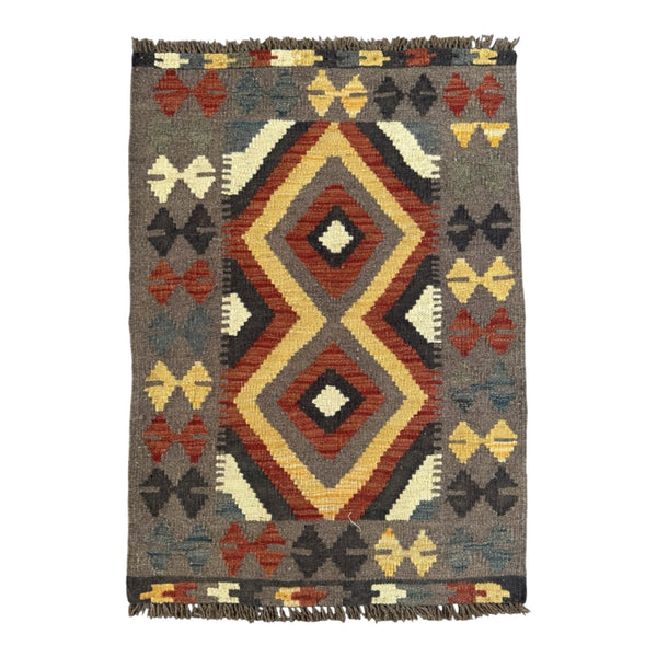 Handmade Afghan Kilim Rug 91 CM x 67 CM Sk#1461