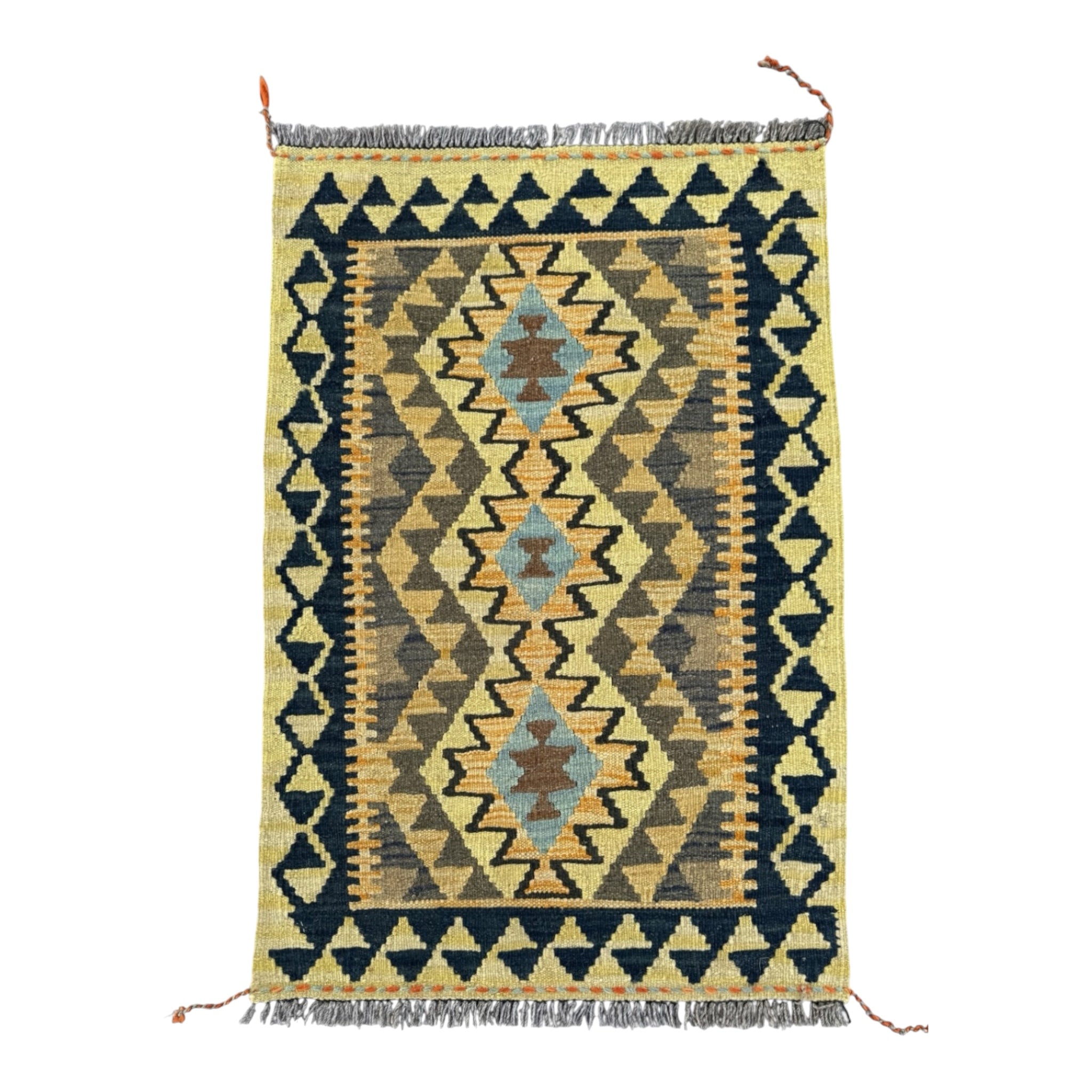 Handmade Afghan Kilim Rug 92 CM x 63 CM Sk#1463