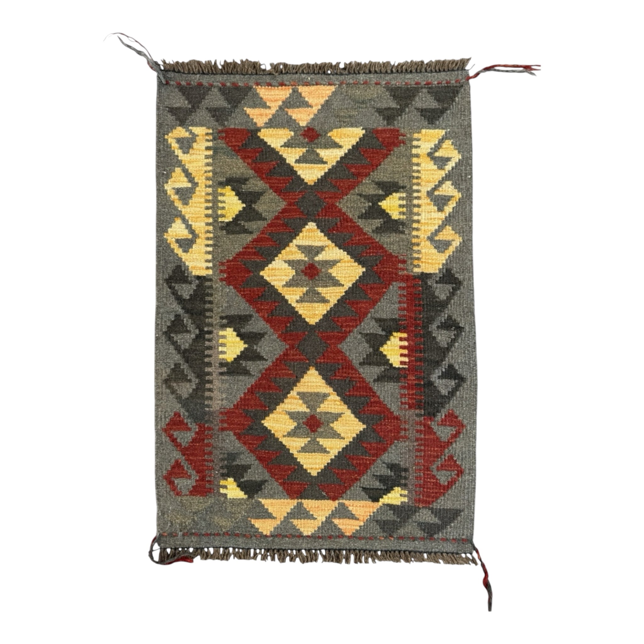 Handmade Afghan Kilim Rug 88 CM x 62 CM Sk#1468